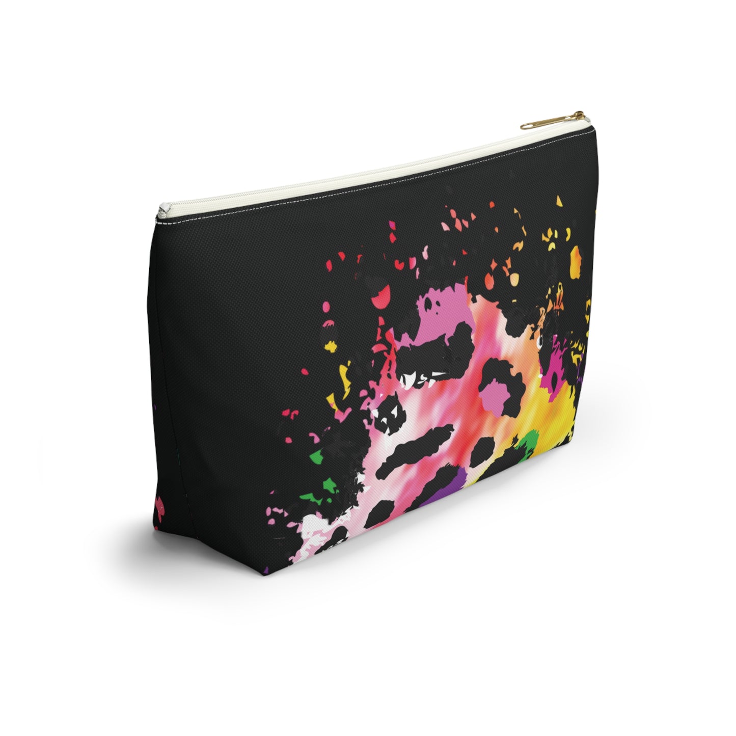 Neon & Leopard Accessory Pouch