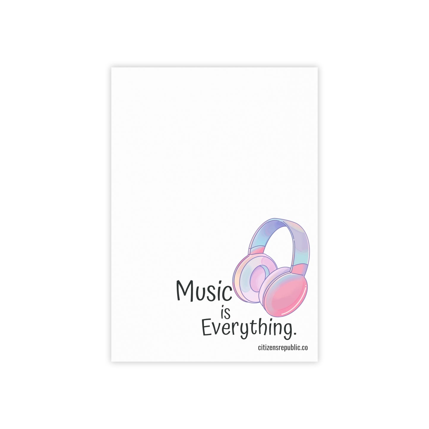 Music is Everything Post-it® Note Pads
