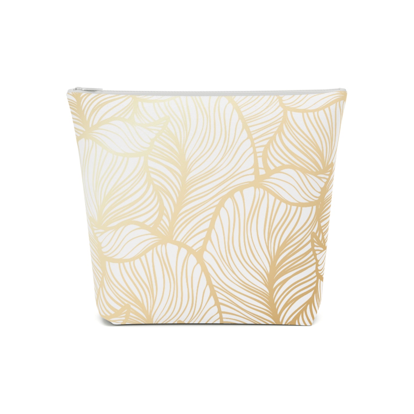Gold Leaf - Cotton Cosmetic Bag