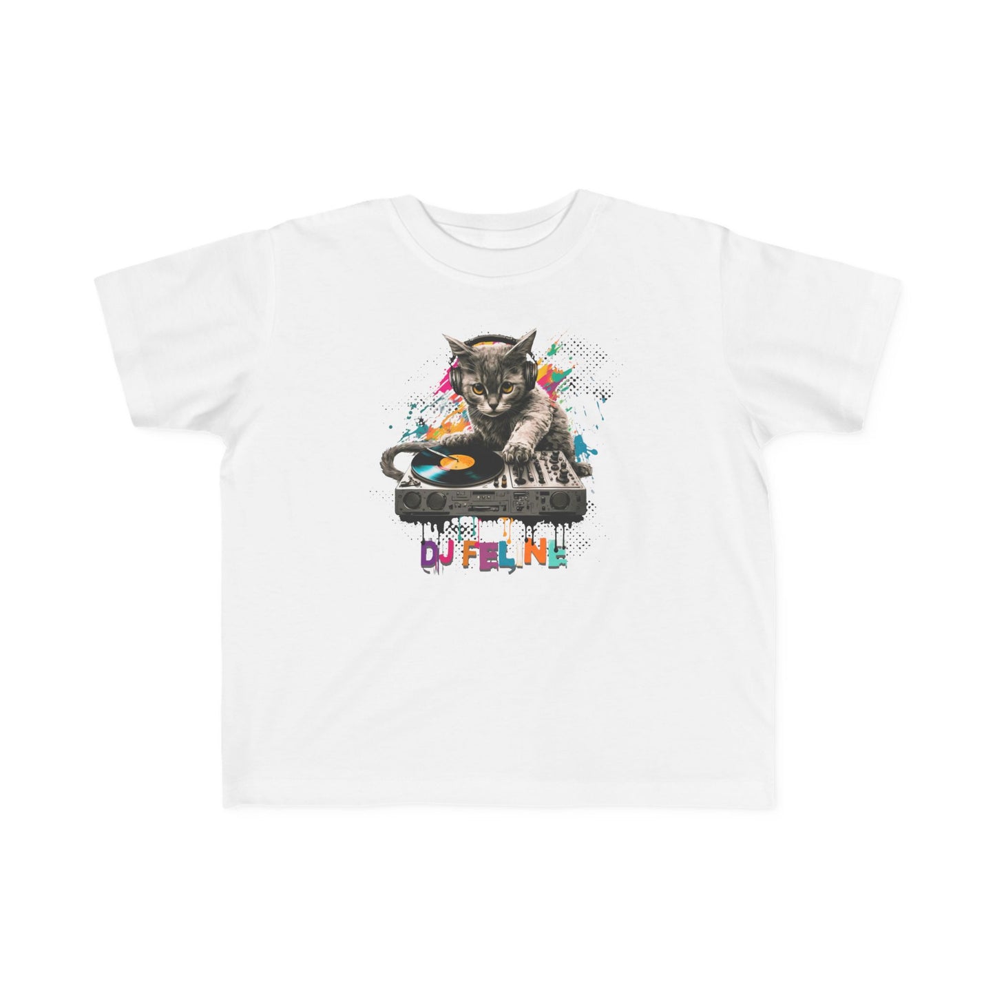 DJ Feline Graphic Tee 2T-6T