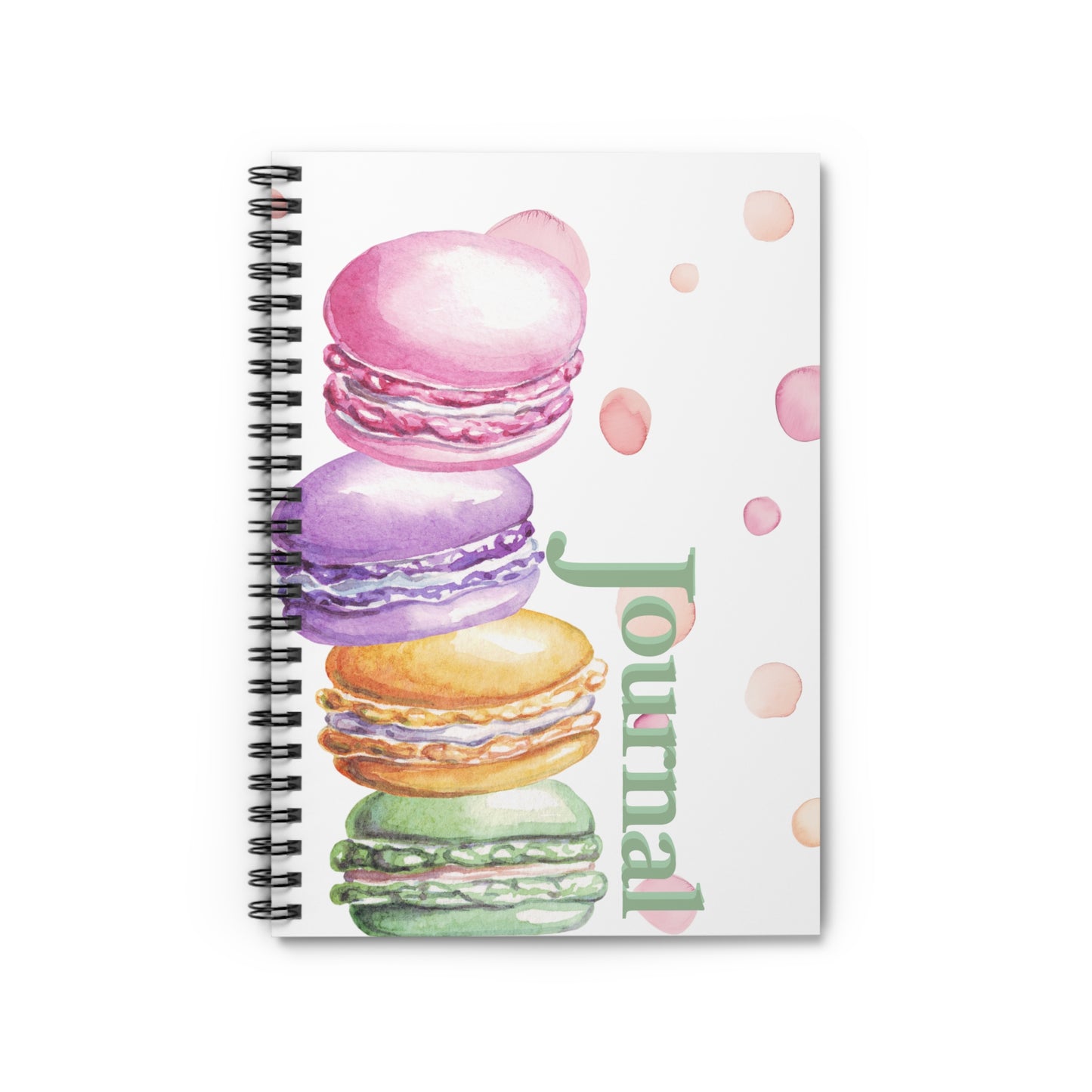 Stacked Macaroon - Spiral Notebook