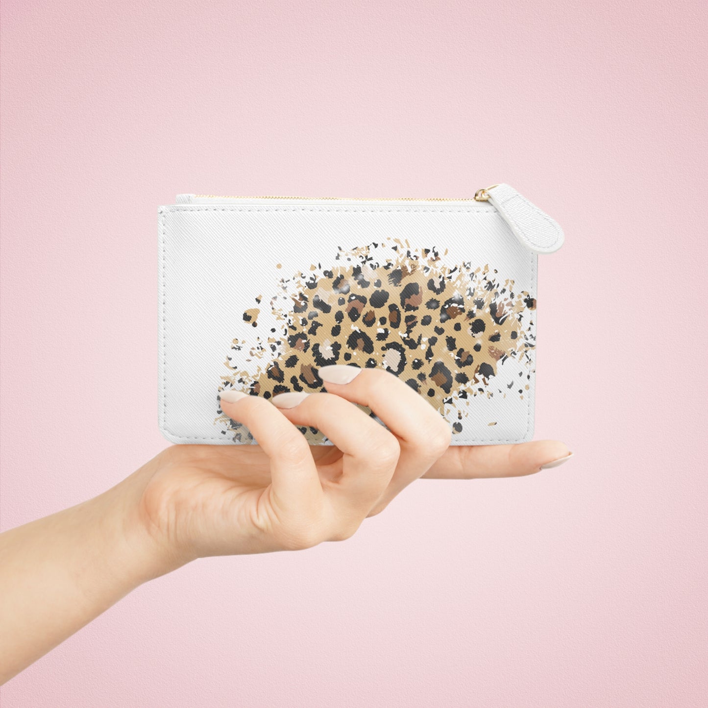 Leopard Print - Mini Clutch Bag