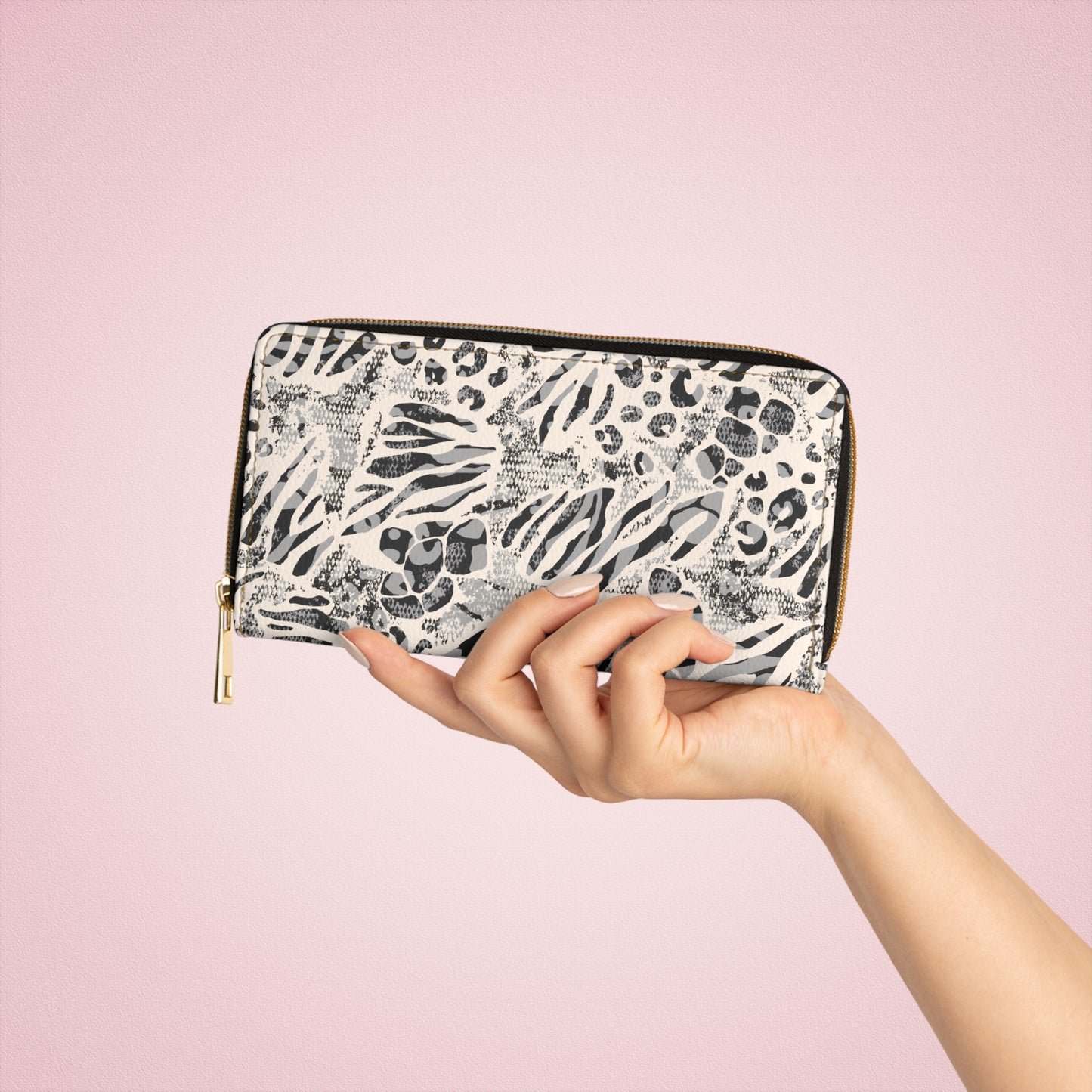 Lines & Spots - Zipper Wallet