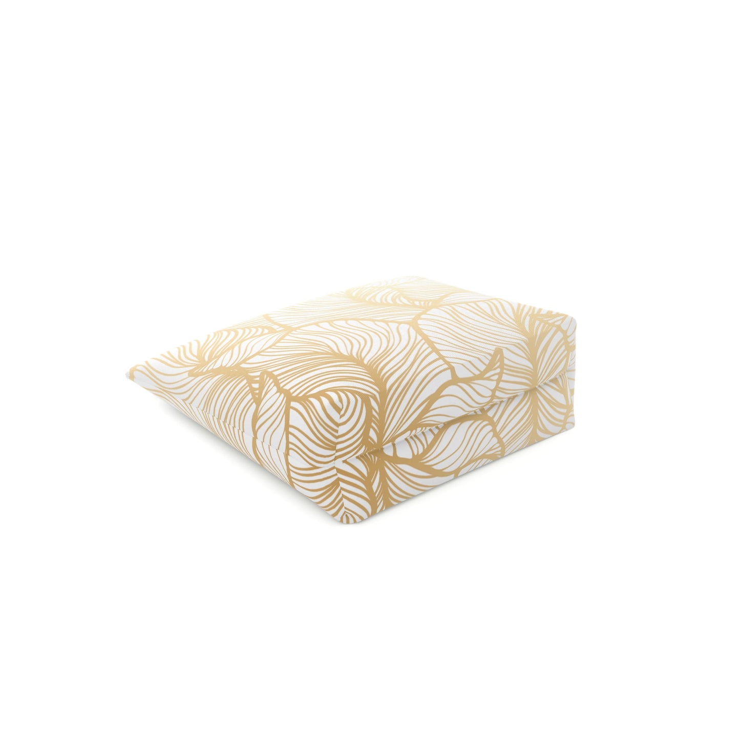 Gold Leaf - Cotton Cosmetic Bag