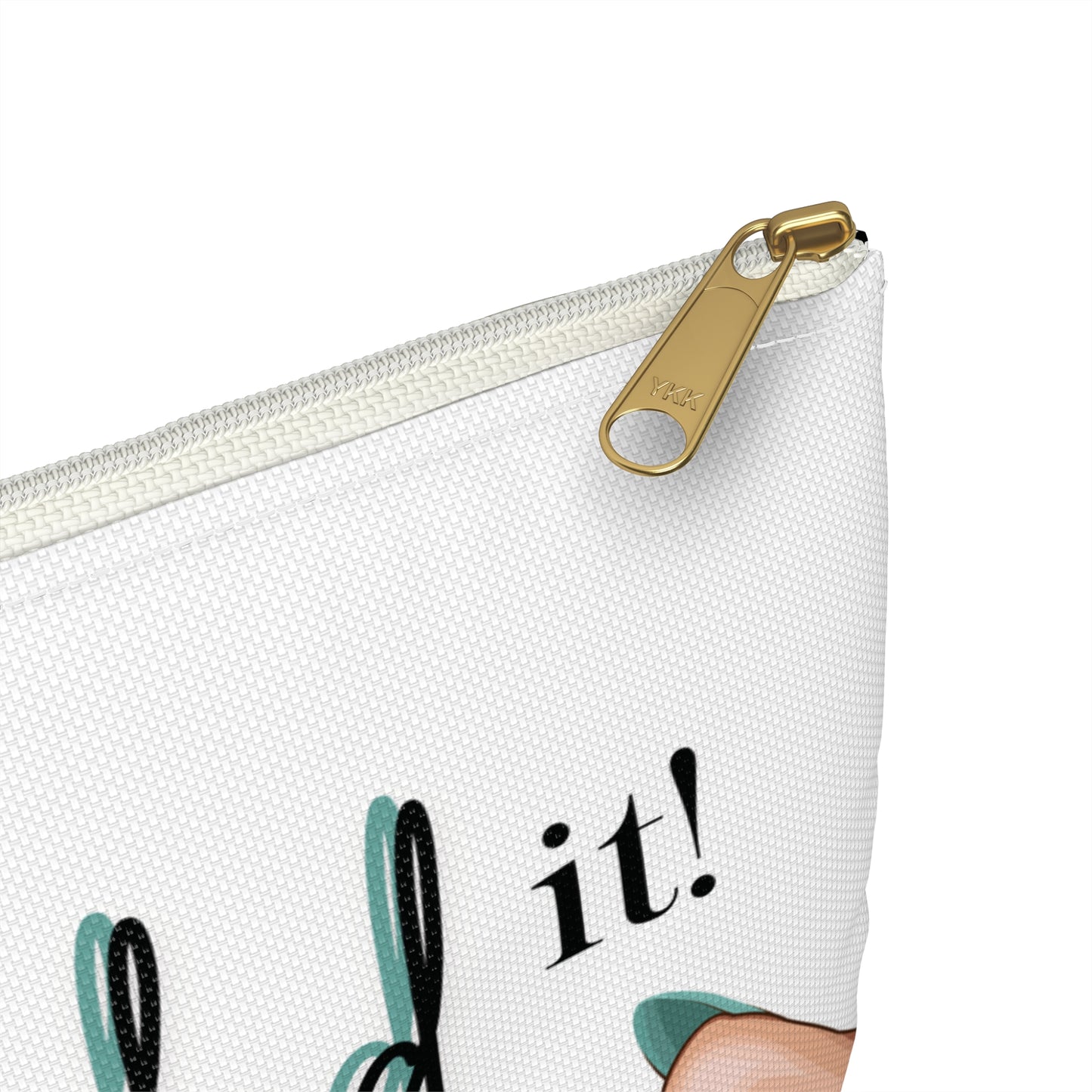 Nailed It Turquoise Accessory Pouch