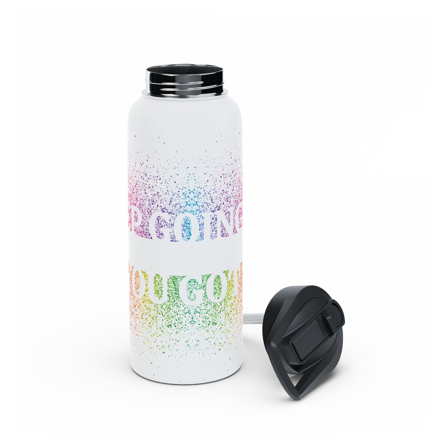 Overspray Stainless Steel Water Bottle w/ Standard Lid