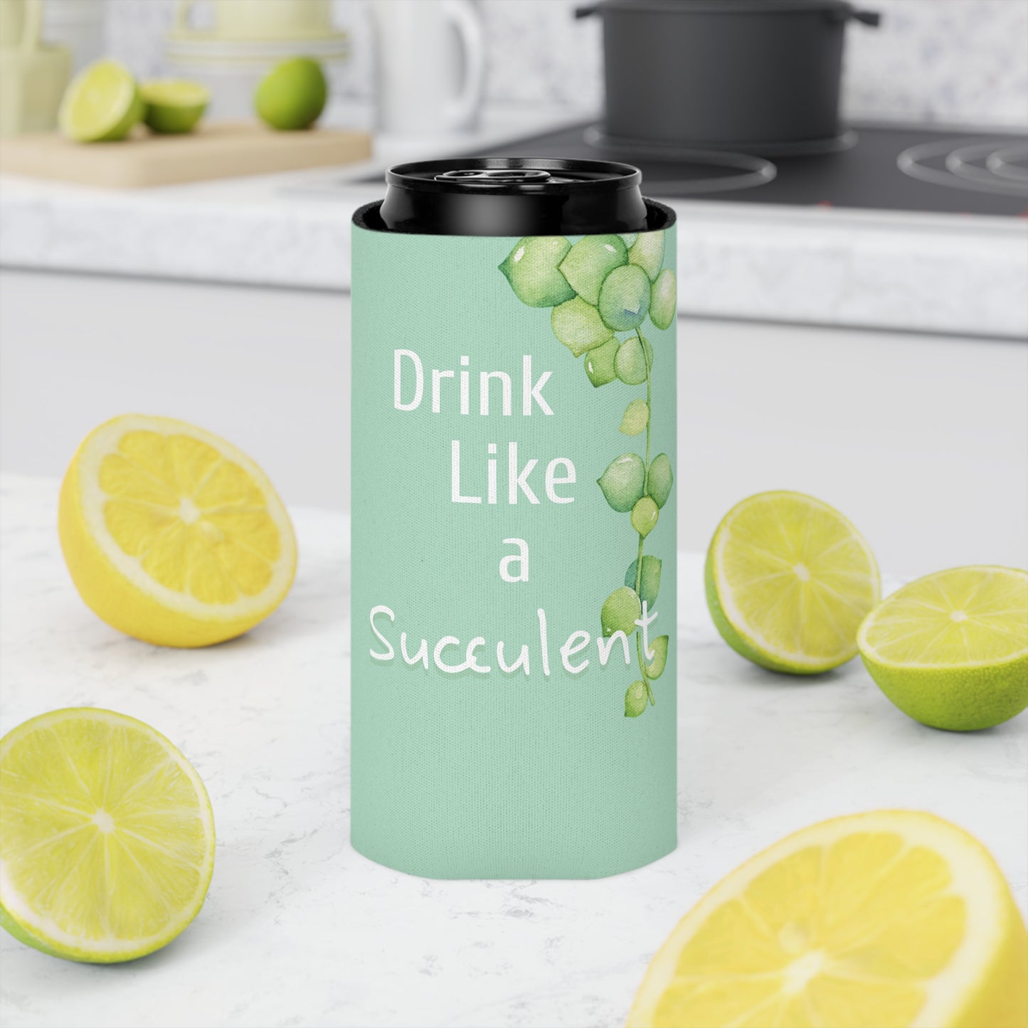 Drink Like a Succulent Can Cooler
