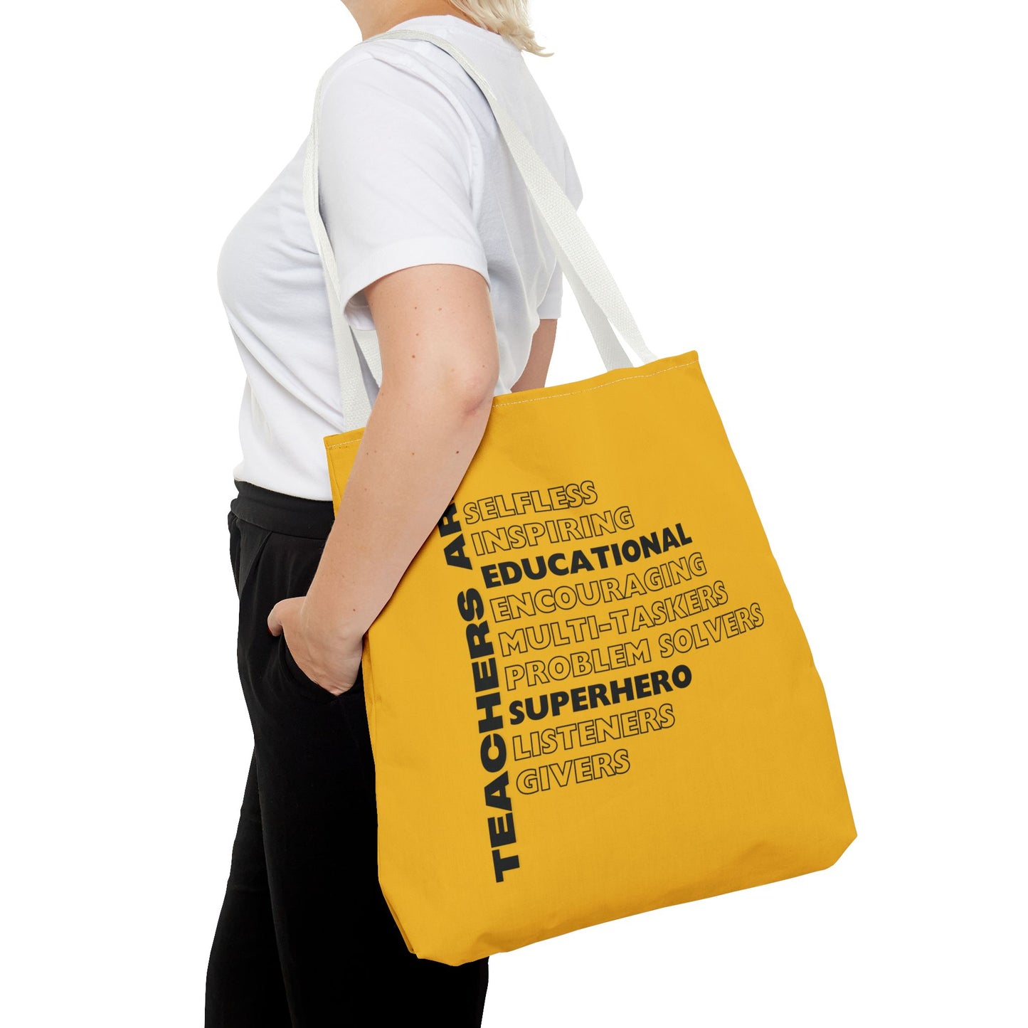 Teachers aka Superheroes - Yellow Tote Bag