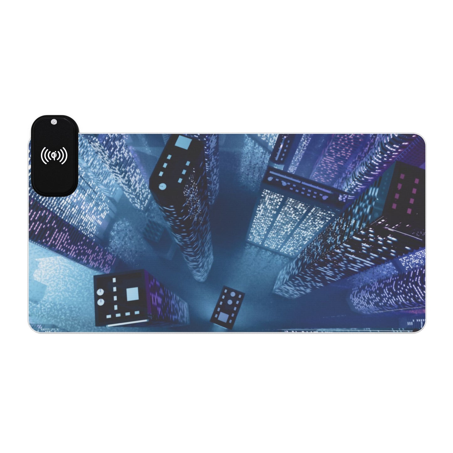 CyberPunk - LED Gaming Mouse Pad with Wireless Charging
