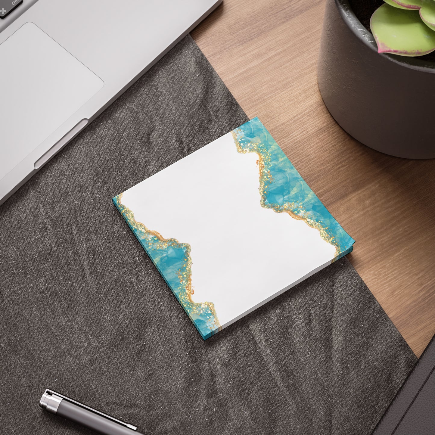 Turquoise Geode Post-it® Note Pads