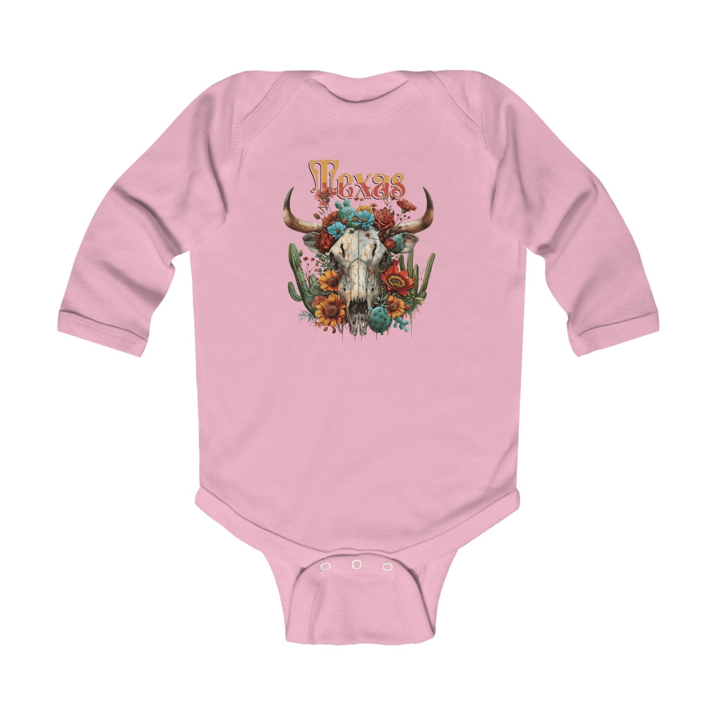 TEXAS Long Sleeve Bodysuit NB-18M