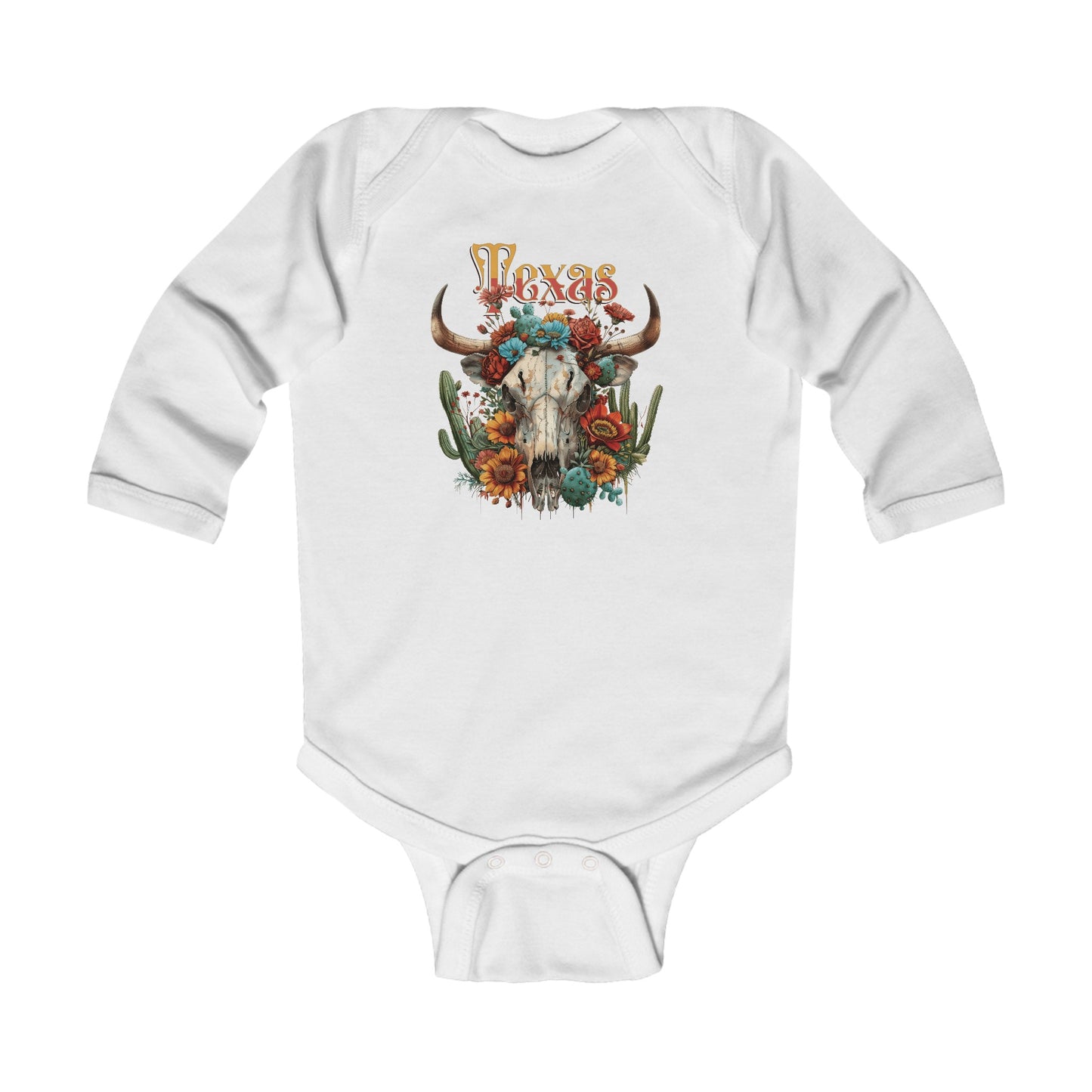 TEXAS Long Sleeve Bodysuit NB-18M