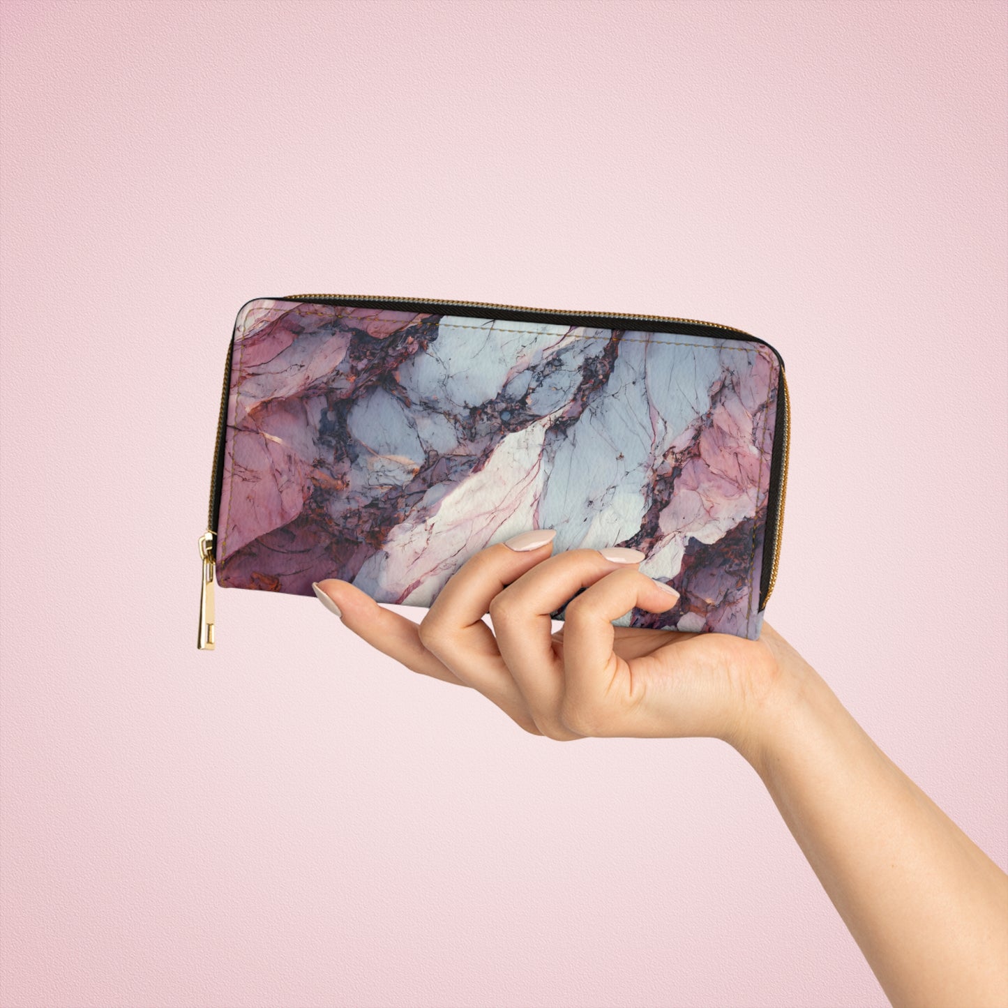 Berry Plum - Zipper Wallet
