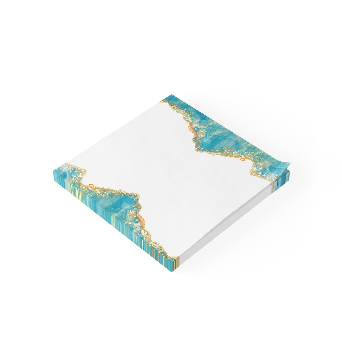 Turquoise Geode Post-it® Note Pads
