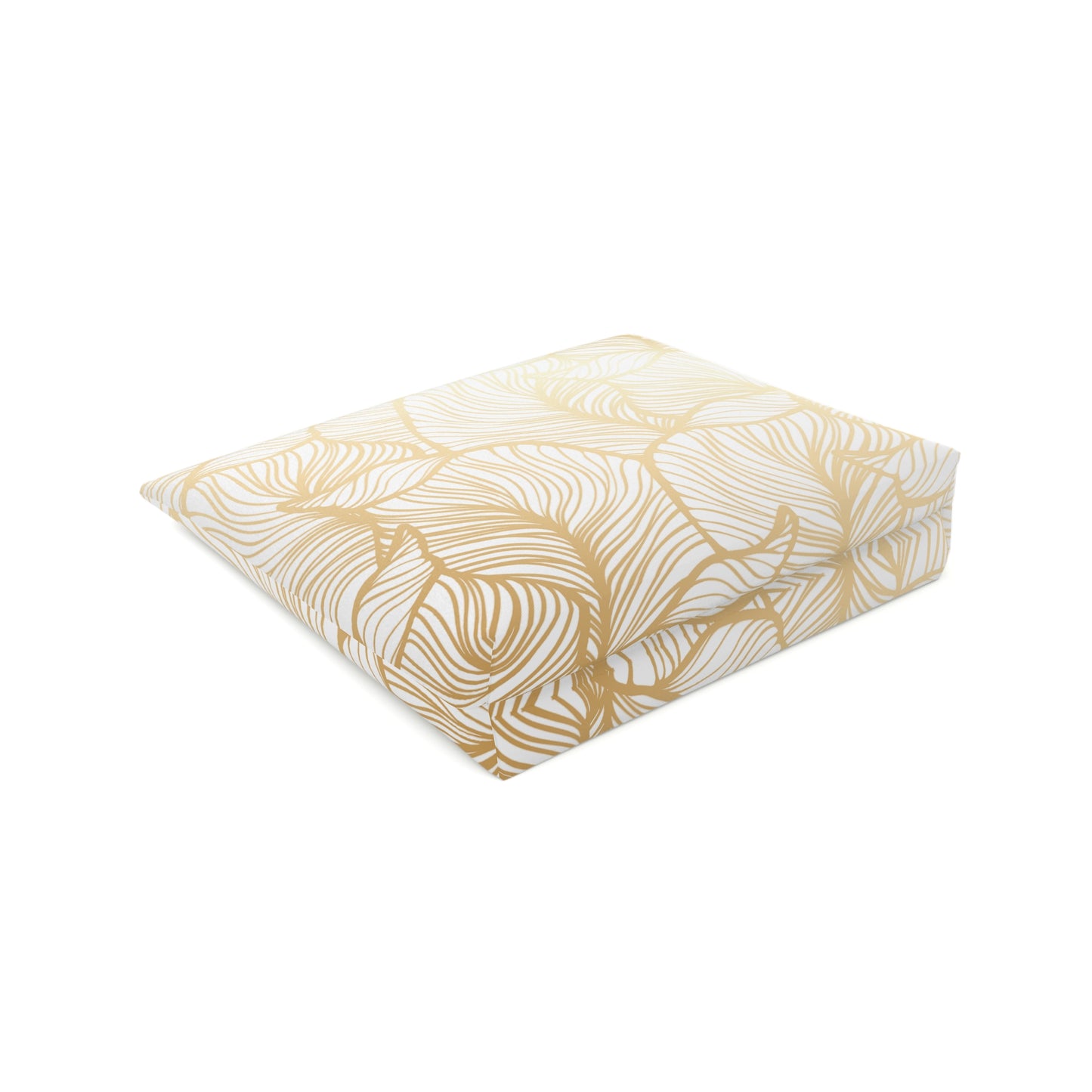 Gold Leaf - Cotton Cosmetic Bag