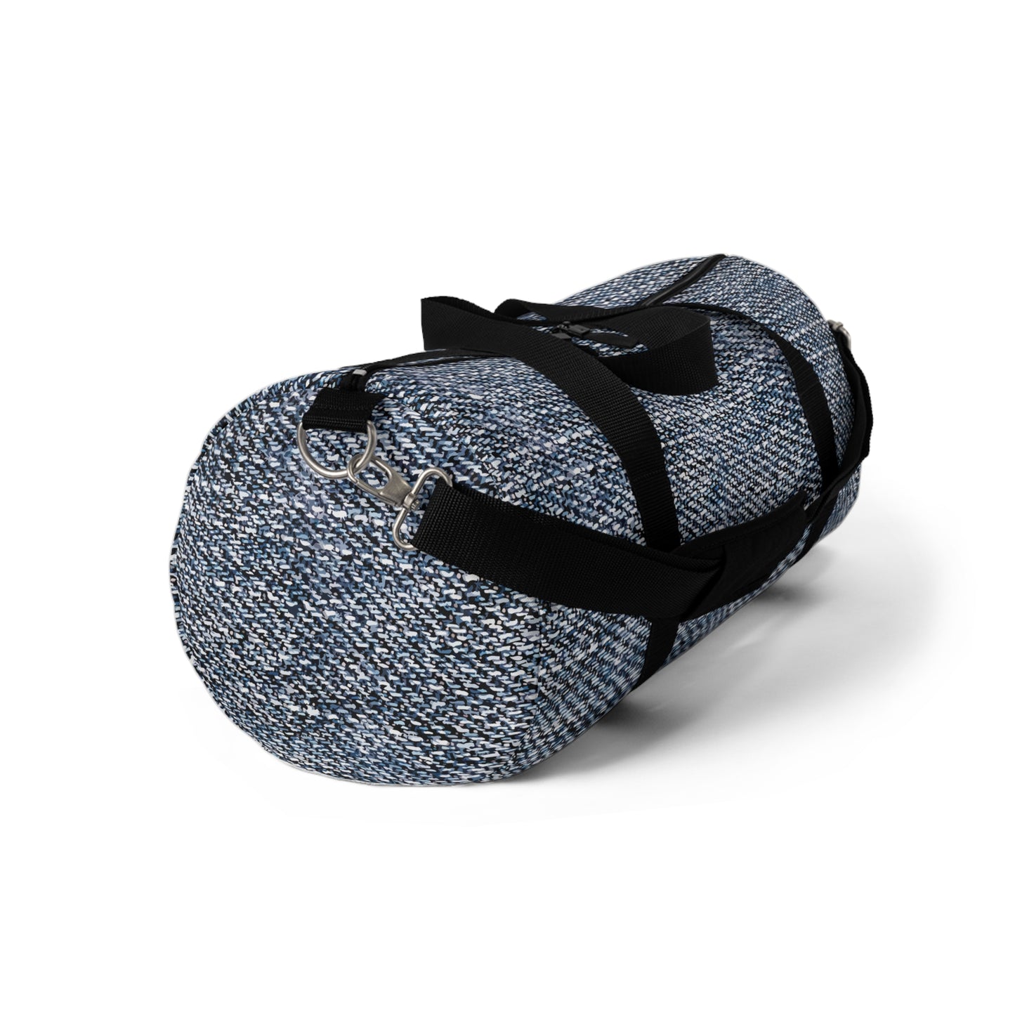 Denim Print Duffle Bag