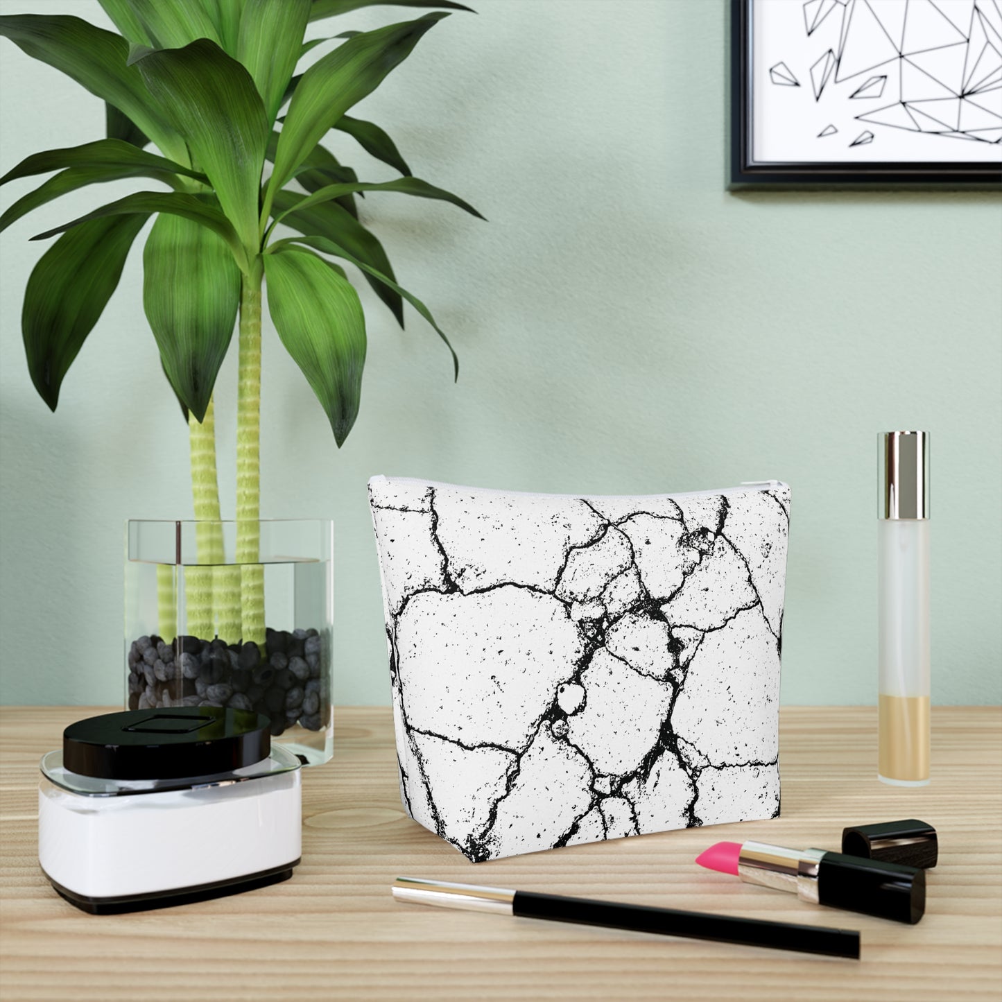 Cracked Plates - Cosmetic Bag