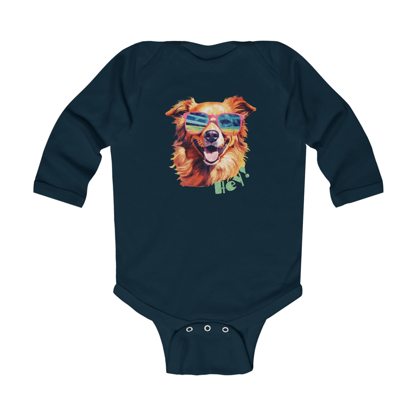 HEY! Long Sleeve Bodysuit NB-18M