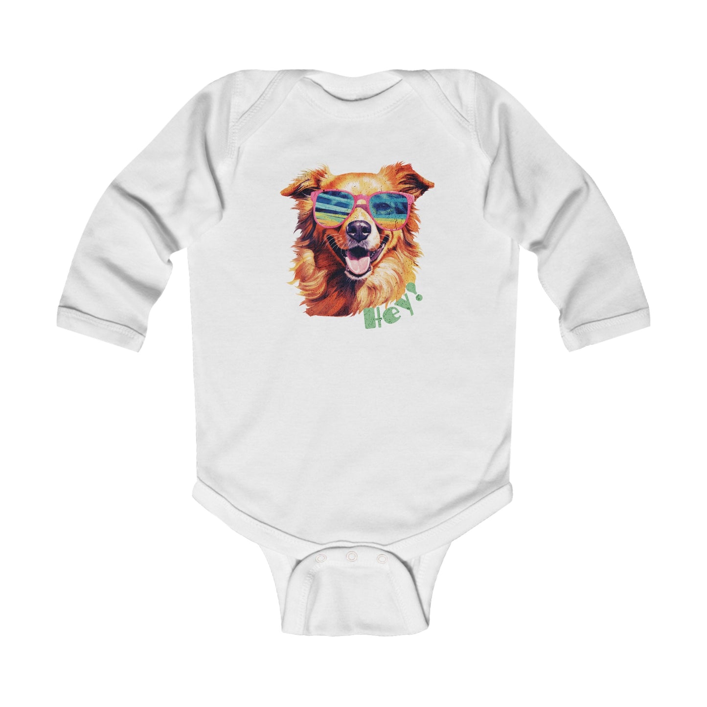 HEY! Long Sleeve Bodysuit NB-18M
