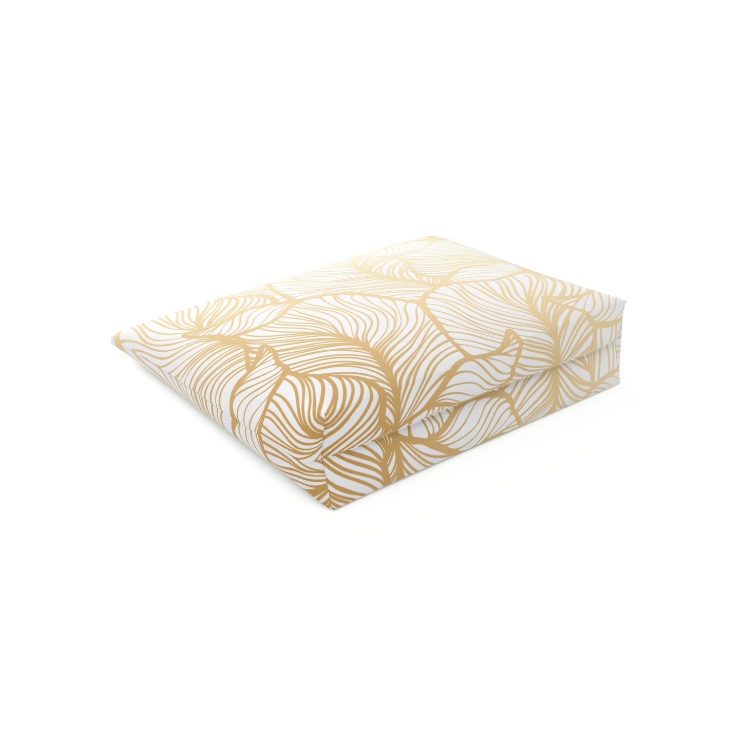 Gold Leaf - Cotton Cosmetic Bag