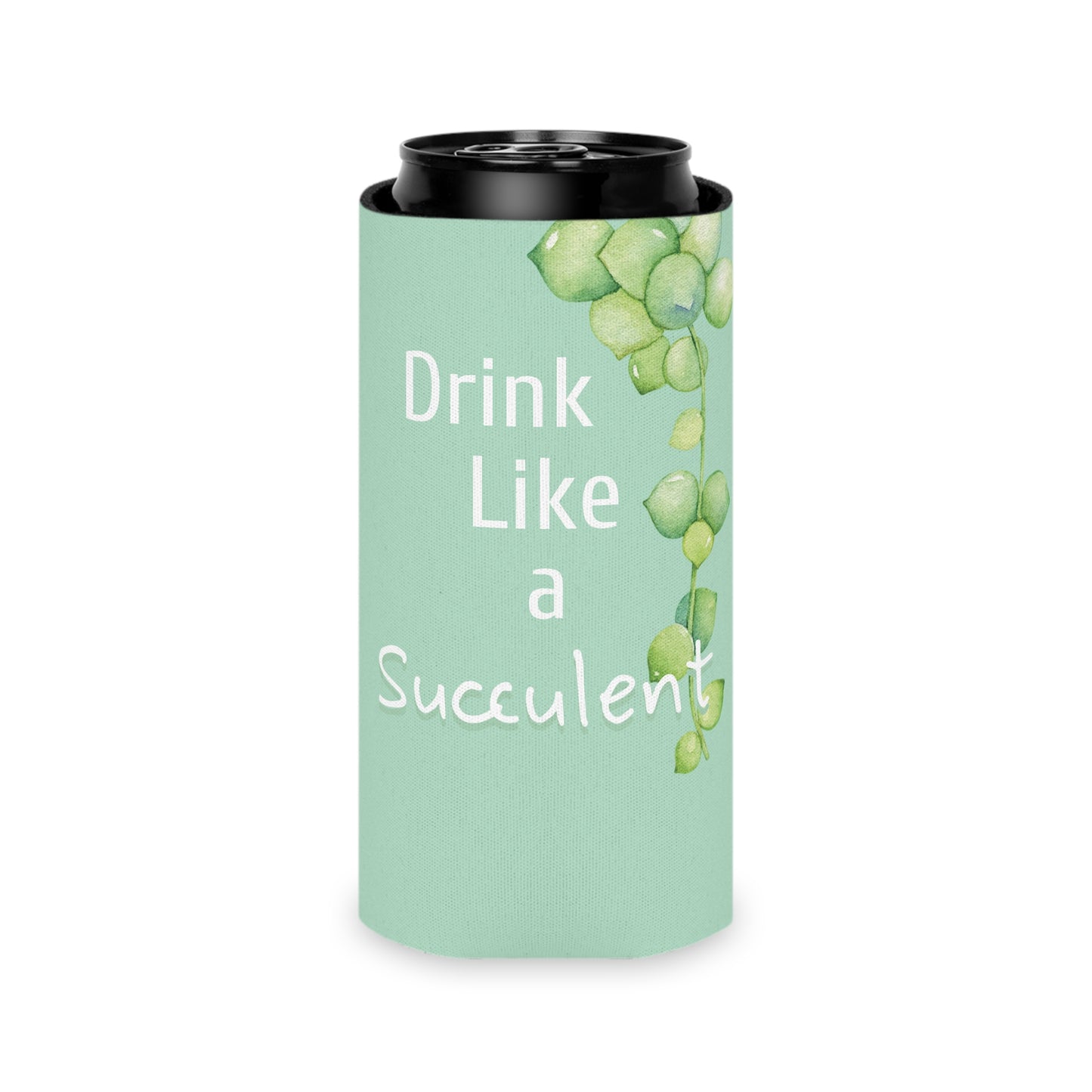 Drink Like a Succulent Can Cooler