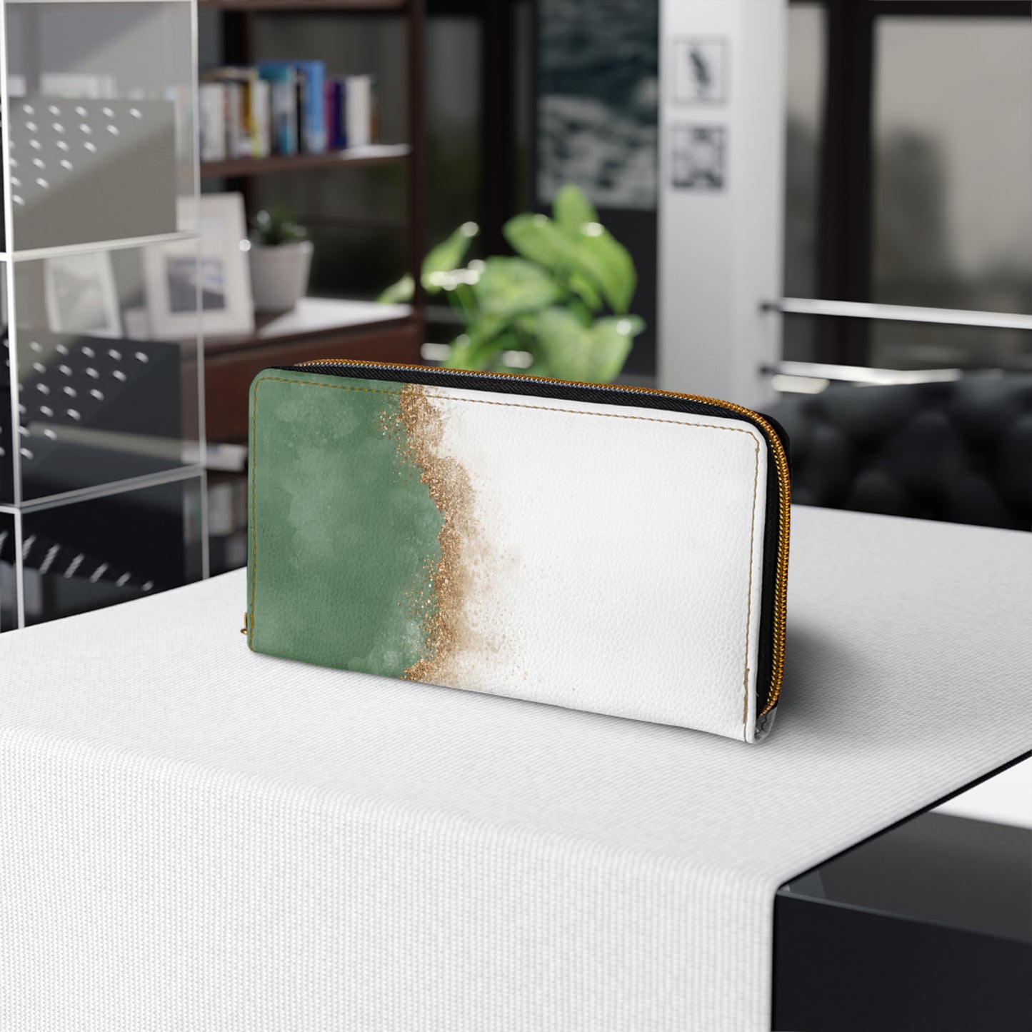 Grass Is Greener Zipper Wallet