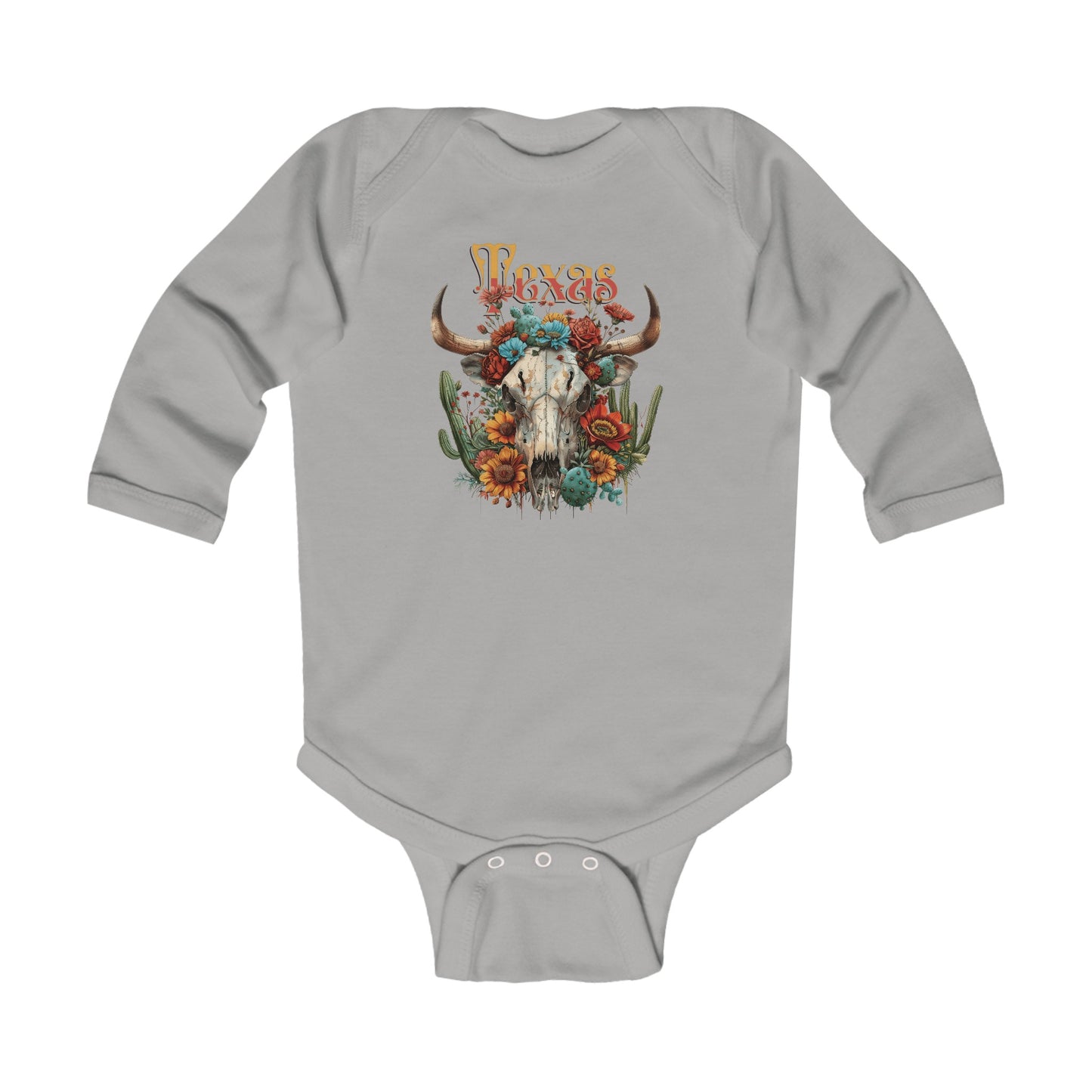 TEXAS Long Sleeve Bodysuit NB-18M