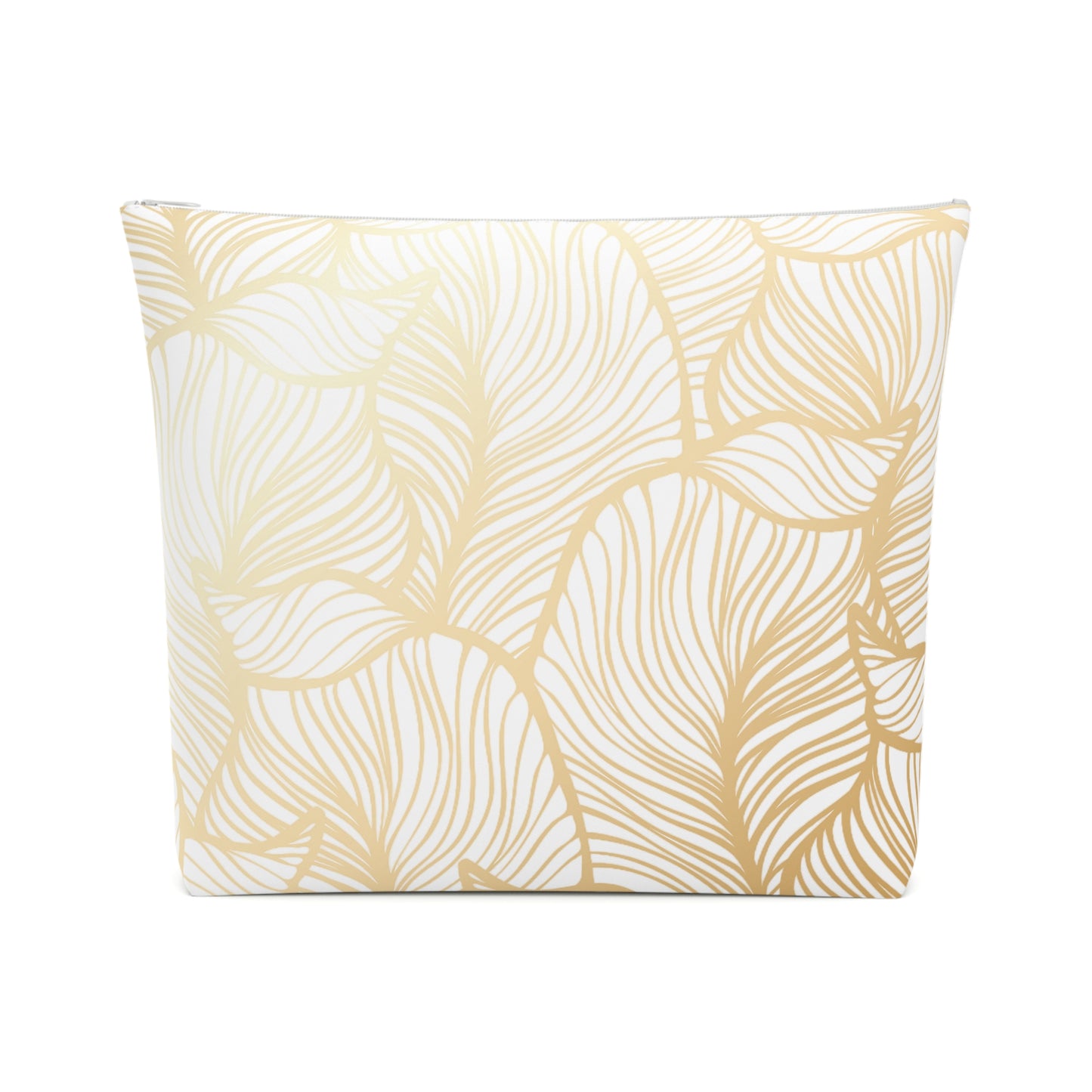 Gold Leaf - Cotton Cosmetic Bag