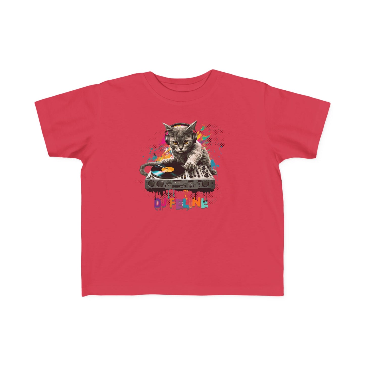 DJ Feline Graphic Tee 2T-6T