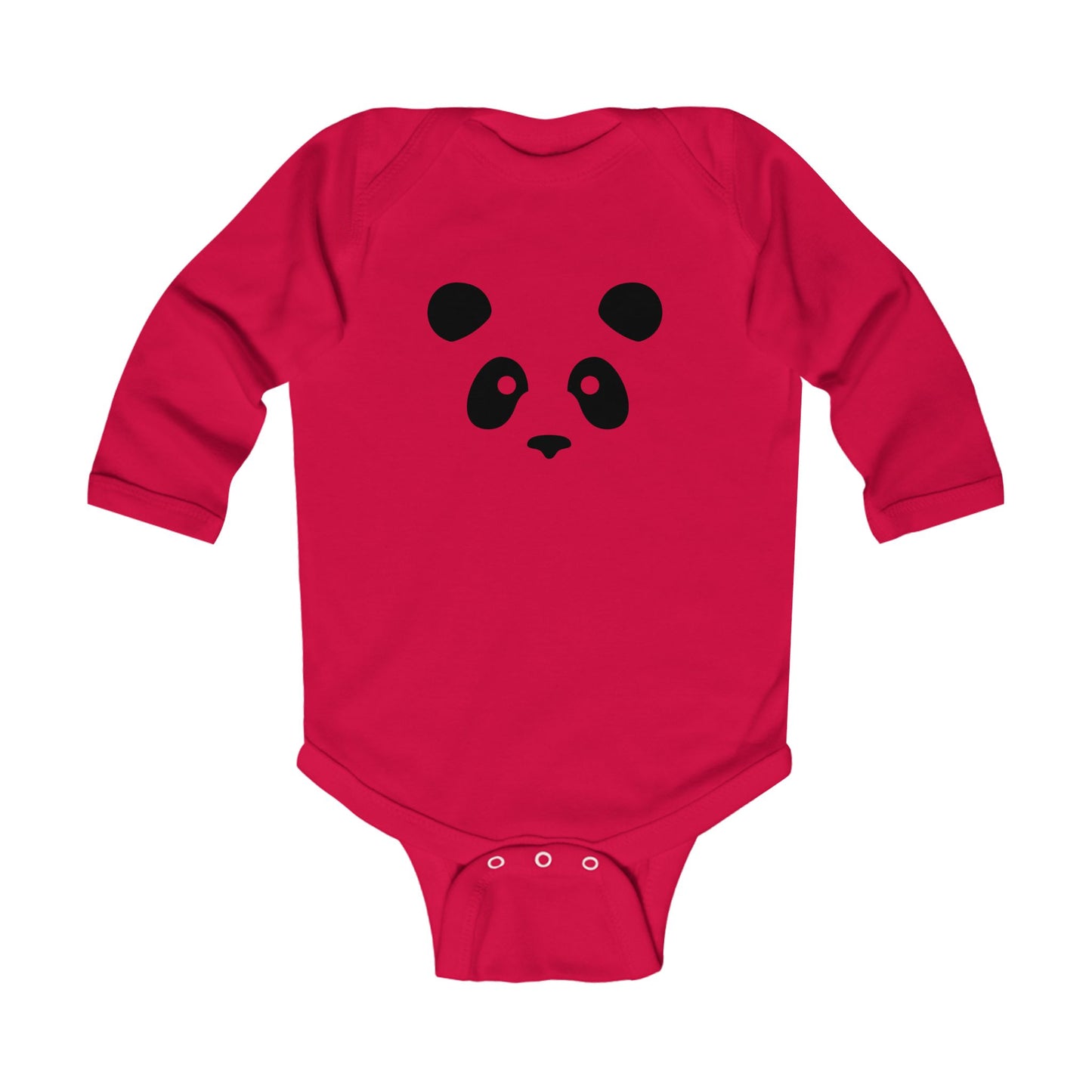 Panda Long Sleeve Bodysuit NB-18M