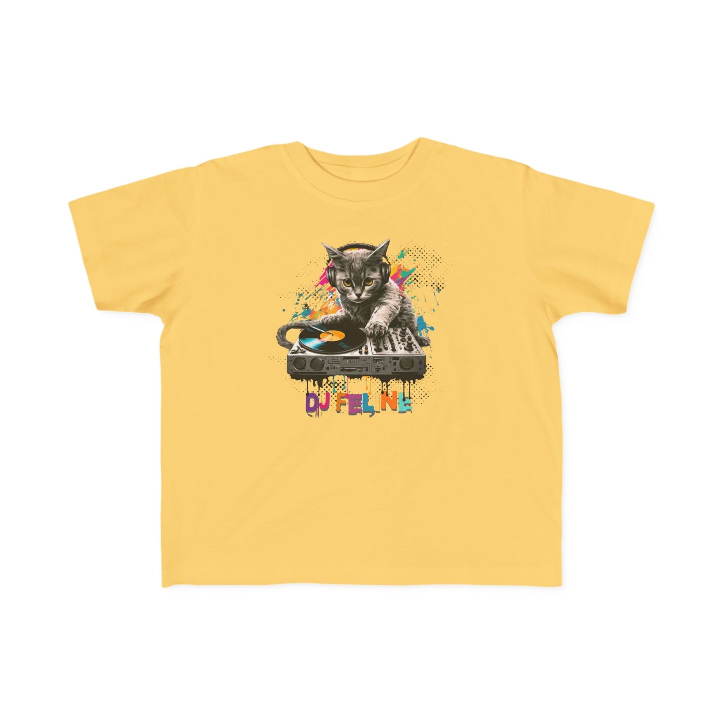 DJ Feline Graphic Tee 2T-6T