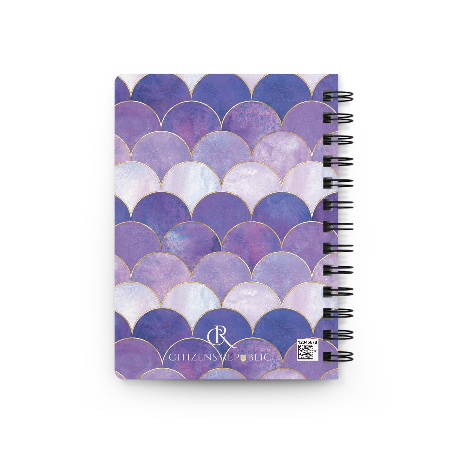 Violet Scallops - Spiral Journal