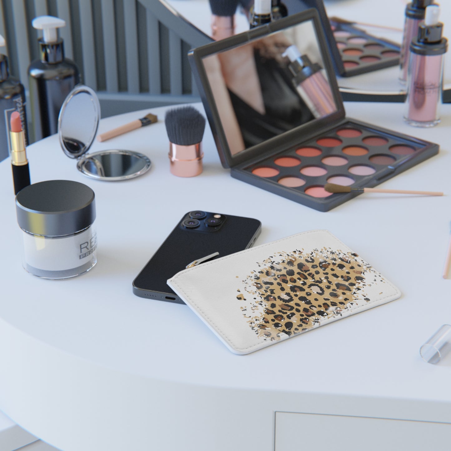Leopard Print - Mini Clutch Bag