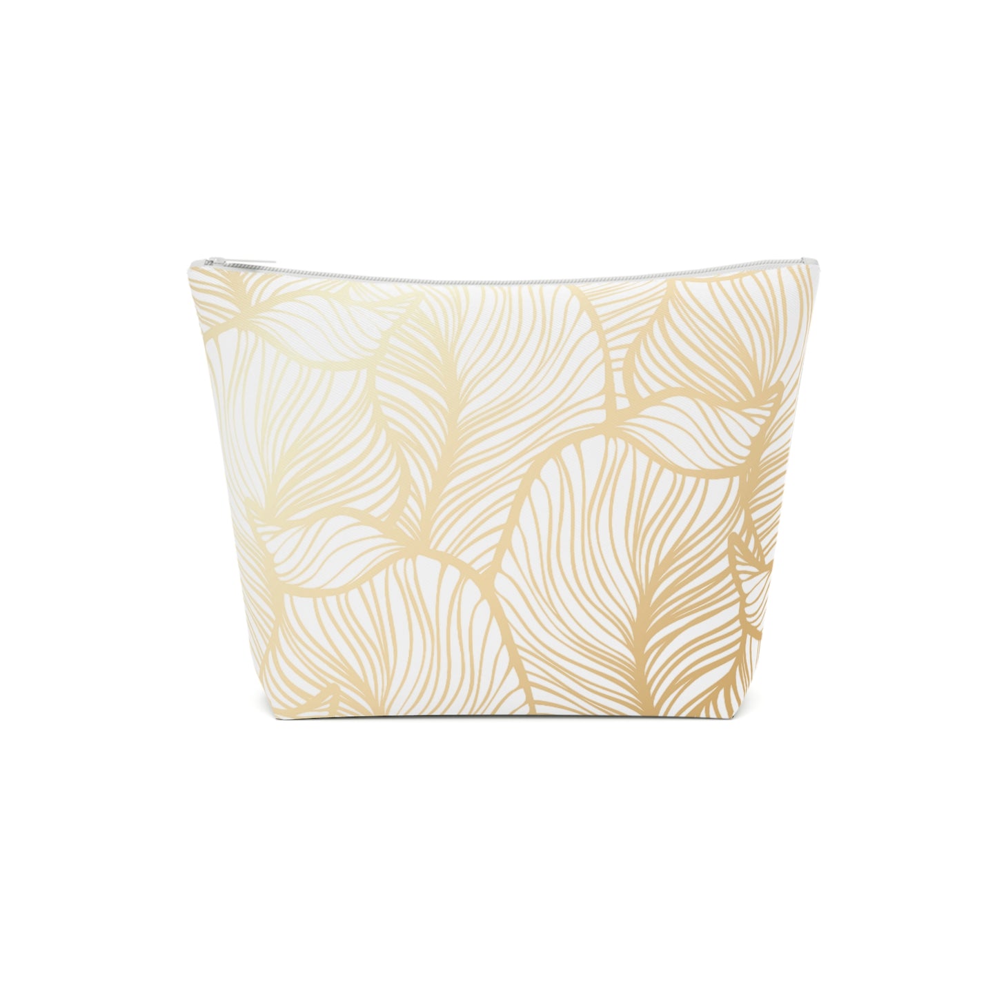 Gold Leaf - Cotton Cosmetic Bag