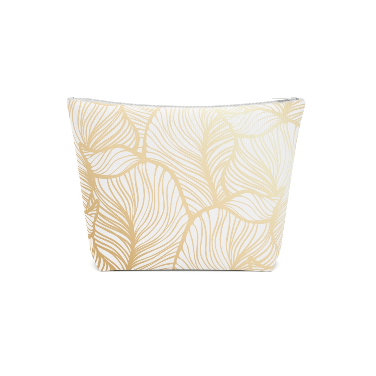 Gold Leaf - Cotton Cosmetic Bag