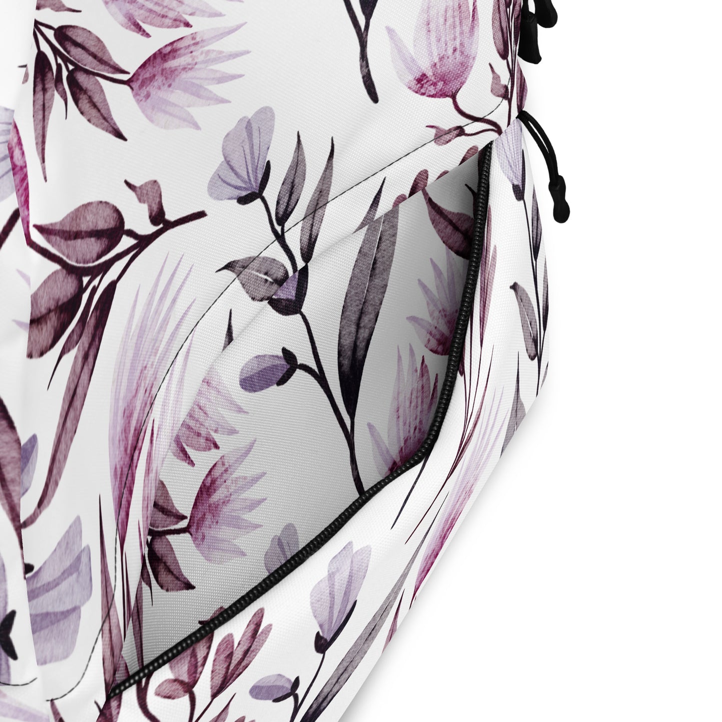 Purple Floral Backpack