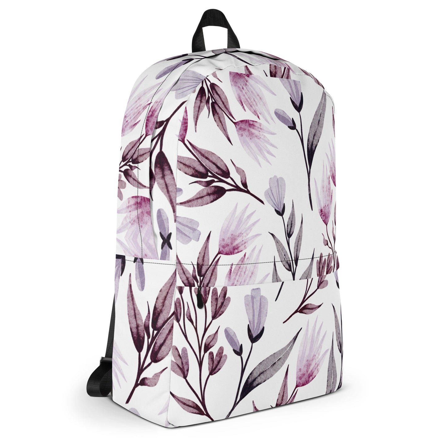 Purple Floral Backpack