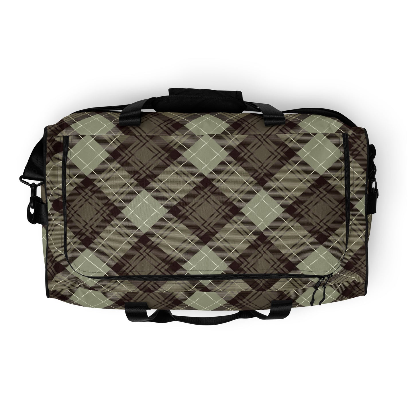 Plaid Suit Duffle Bag