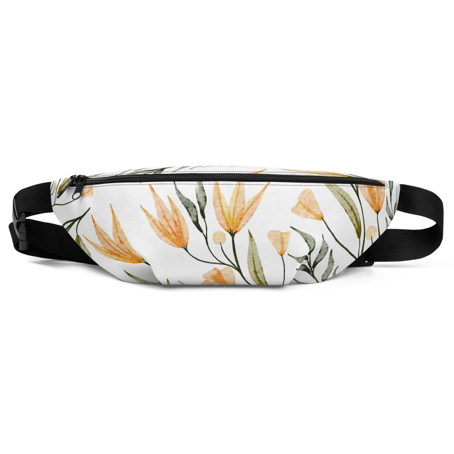 Yellow Floral - Fanny Pack Crossbody Bag