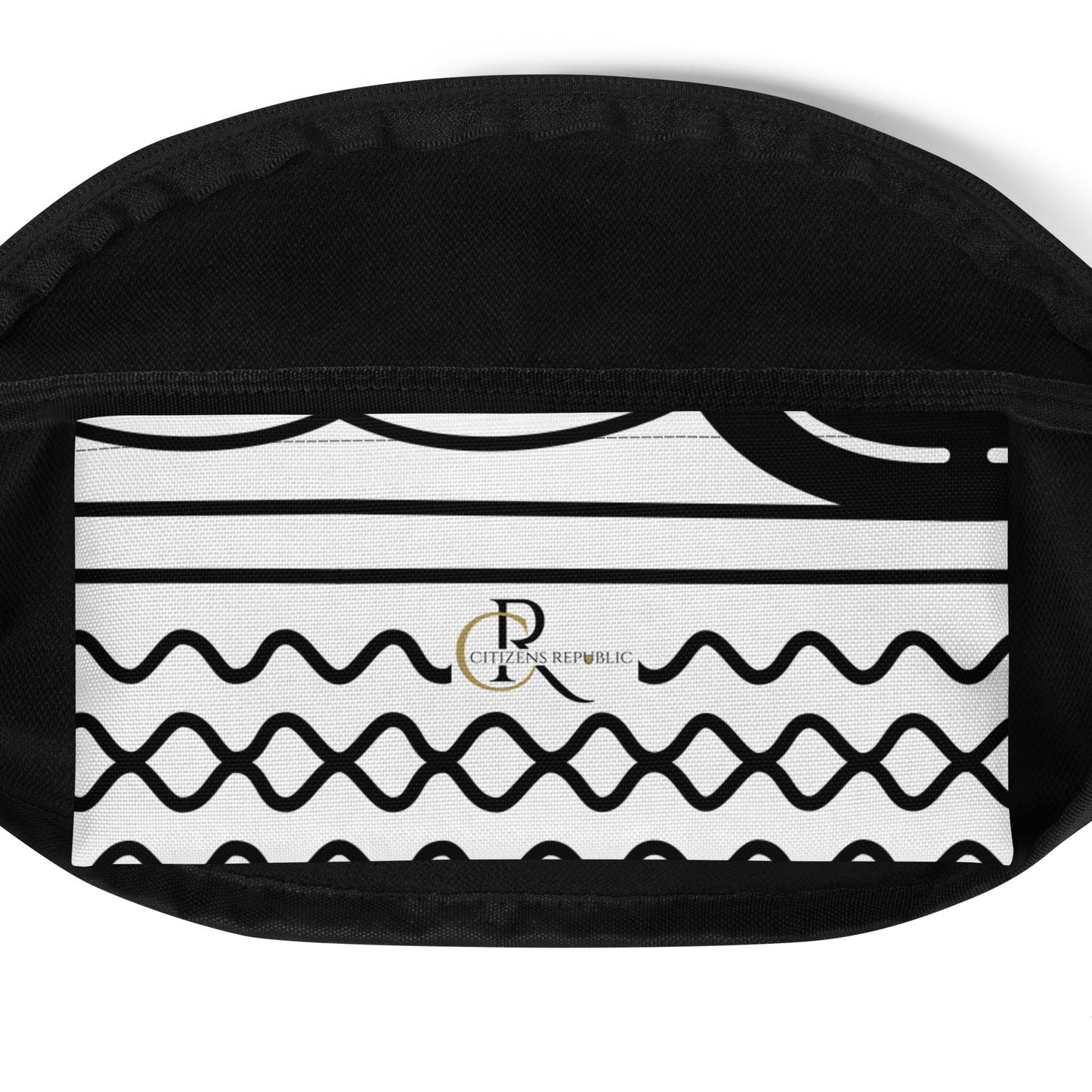 Black and White - Fanny Pack Crossbody Bag