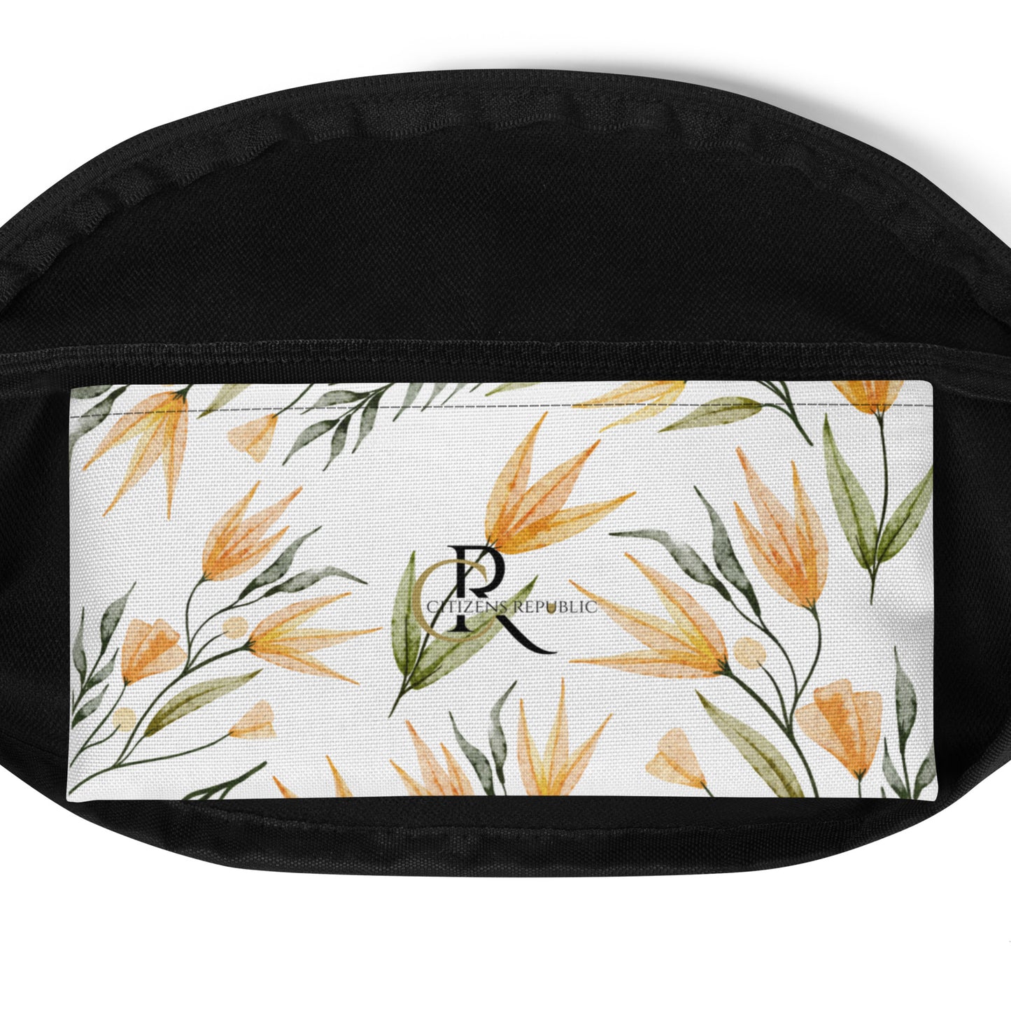 Yellow Floral - Fanny Pack Crossbody Bag