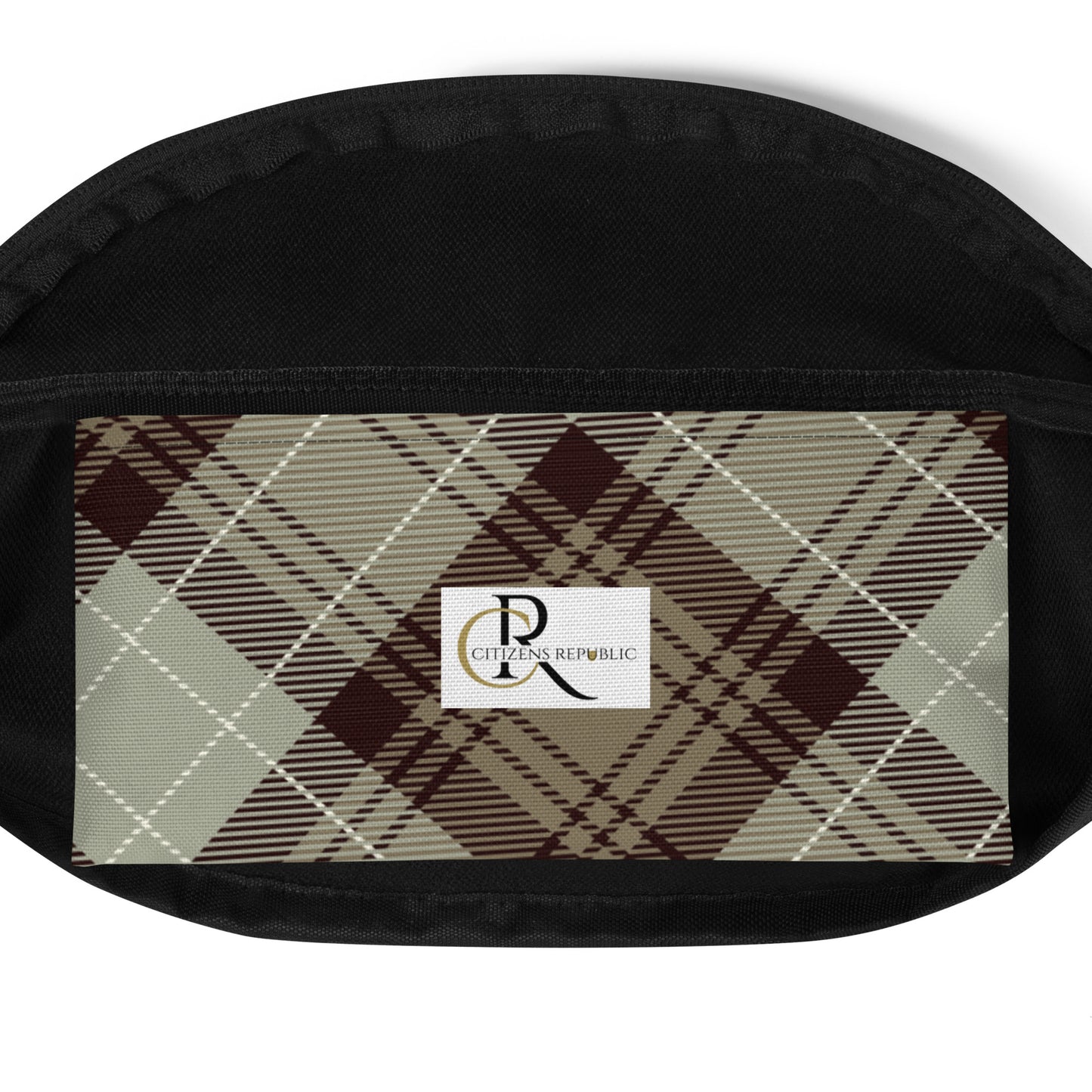 Plaid Suit - Fanny Pack Crossbody Bag