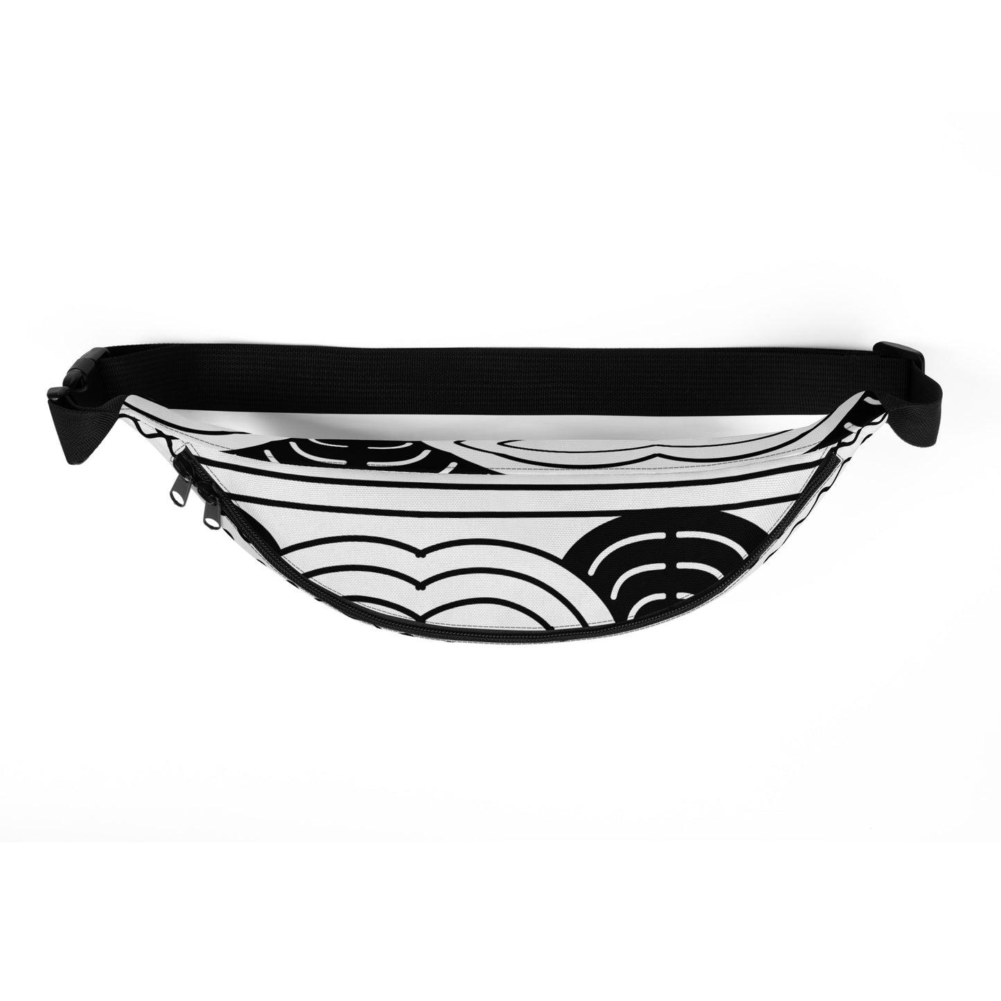 Black and White - Fanny Pack Crossbody Bag