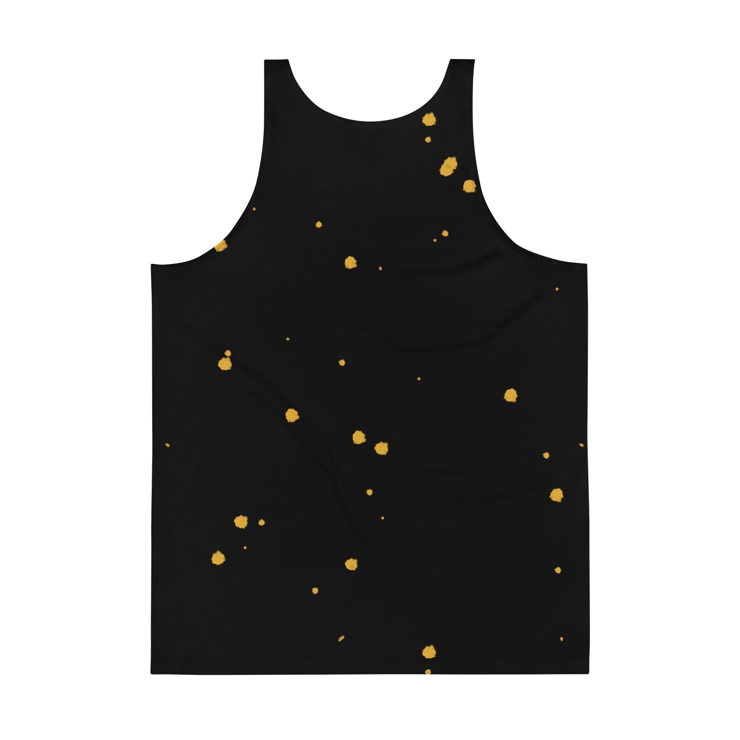 Spotted Print Black Tank