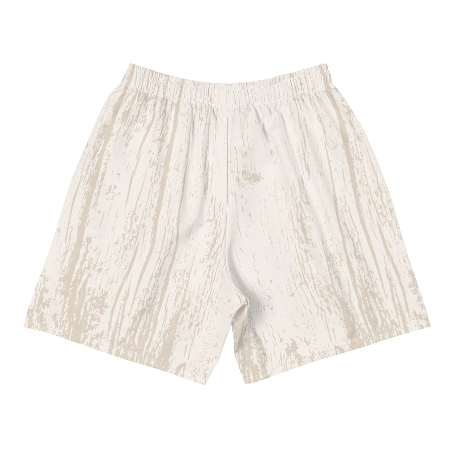 Tan Lined Long Athletic Shorts