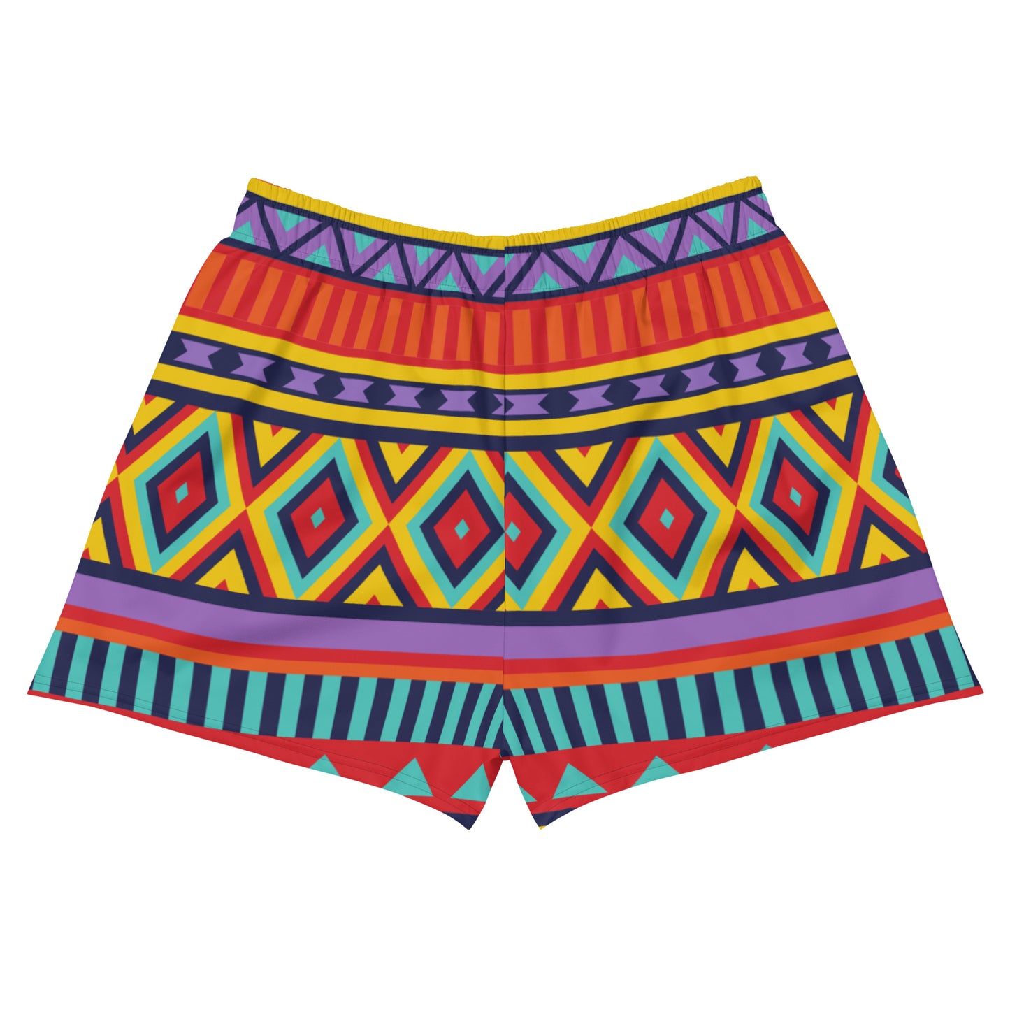 Tribal Print Athletic Shorts
