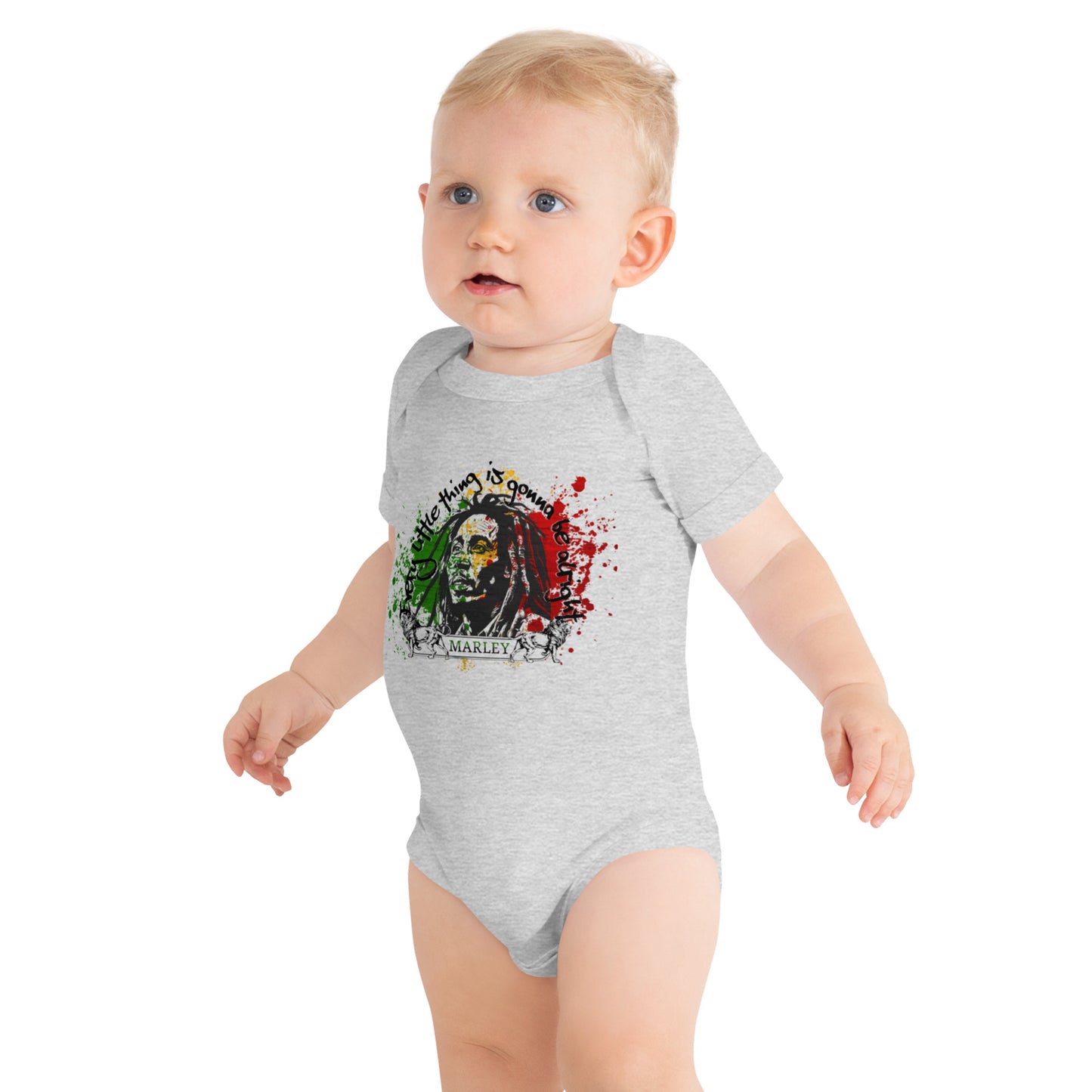 Marley Light Short Sleeve Onesie 3M-24M