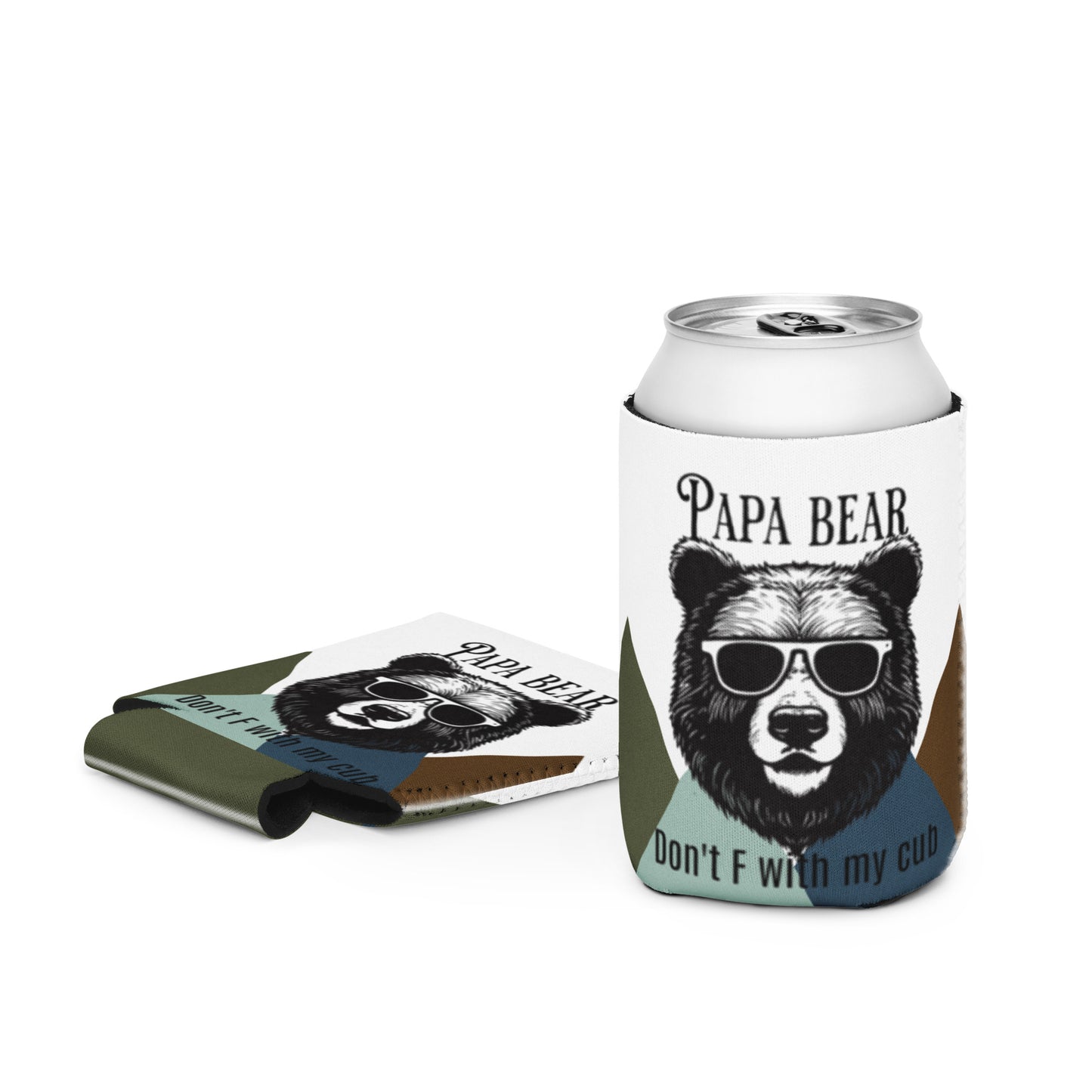Papa Bear Can Cooler