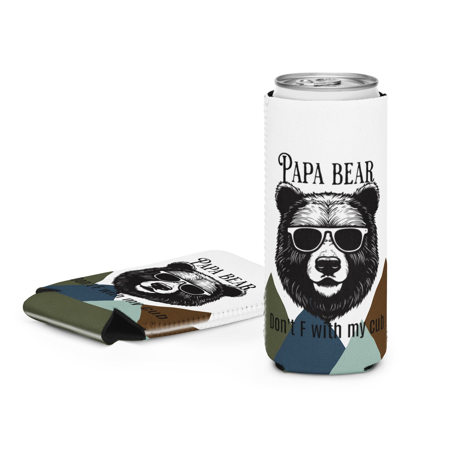 Papa Bear Can Cooler