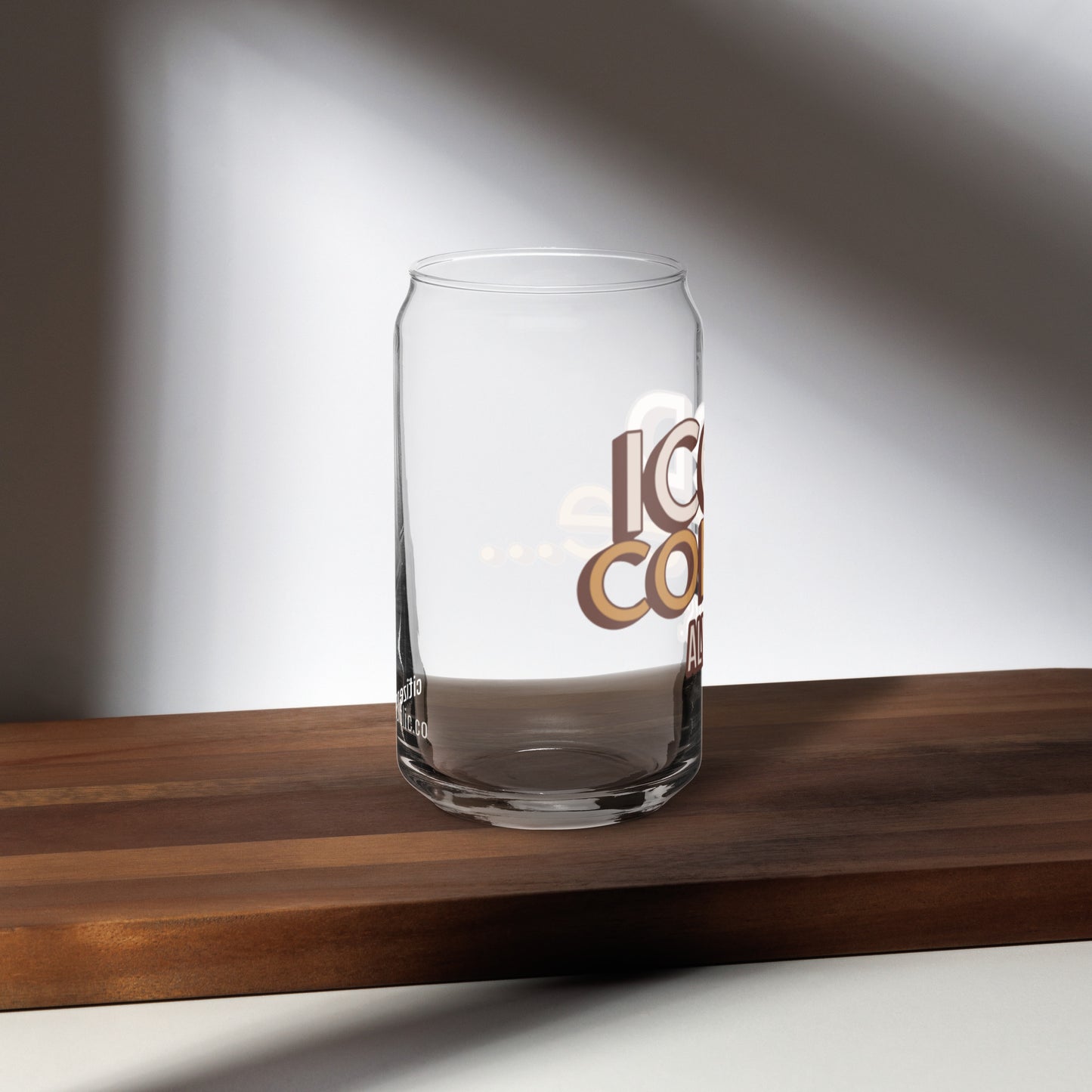 Always Iced Coffee Can-shaped Glass